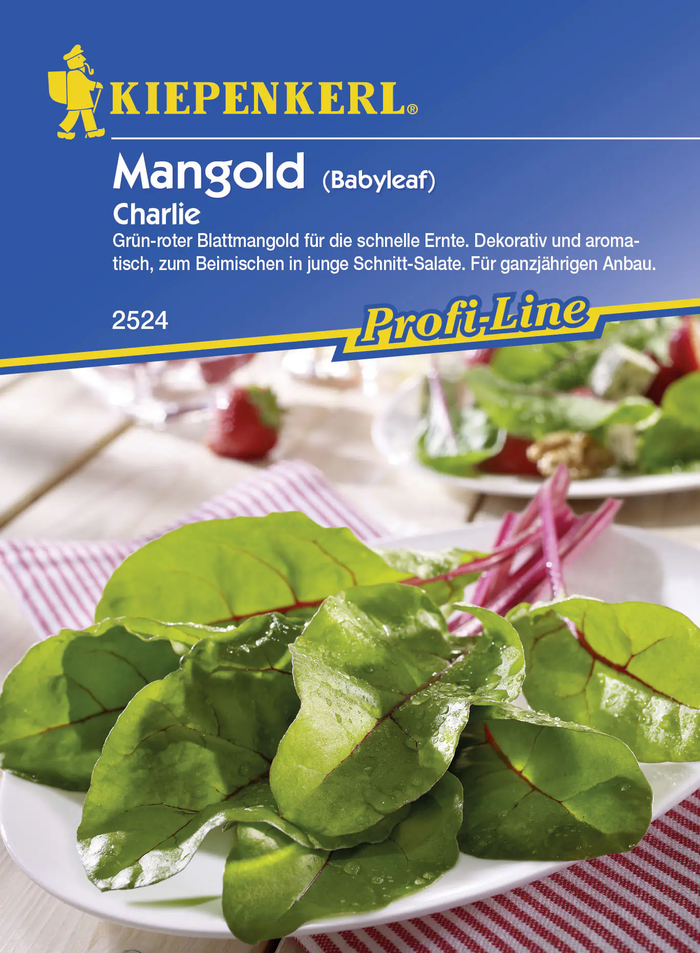 Kiepenkerl Mangold Charlie Beta vulgaris var. vulgaris, Inhalt: ca. 80 Pflanzen