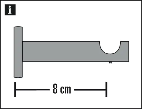 Gardinia Träger offen zu Stilprogramm Chicago, Ø 20 mm, titan Gardinia Träger offen zu Stilprogramm Chicago, Ø 20 mm, titan
