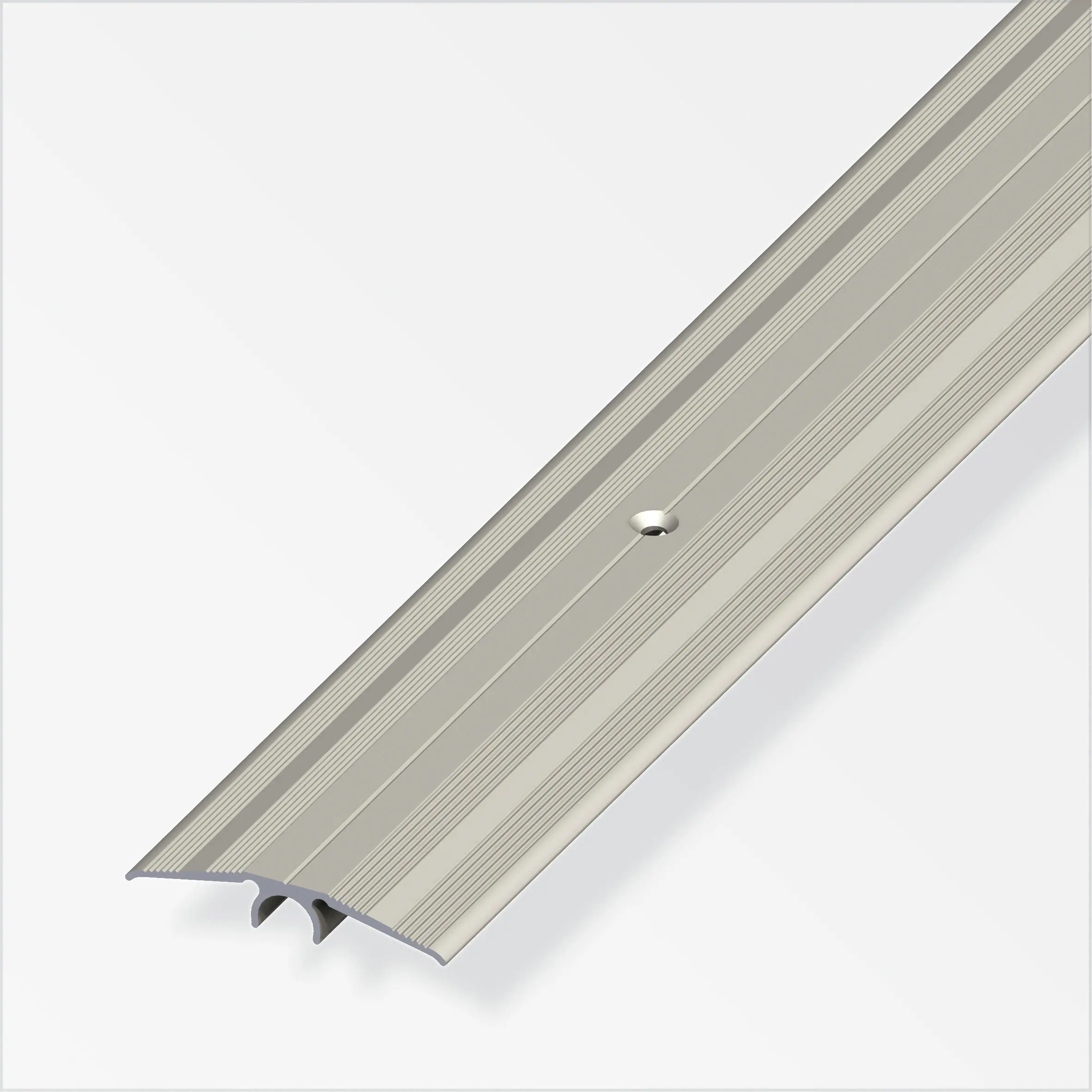 alfer Übergangs-Profil 1 m, 46 mm Aluminium eloxiert titan