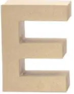 Glorex Papp-Buchstabe E 17,5 x 5,5 cm Glorex Papp-Buchstabe E 17,5 x 5,5 cm