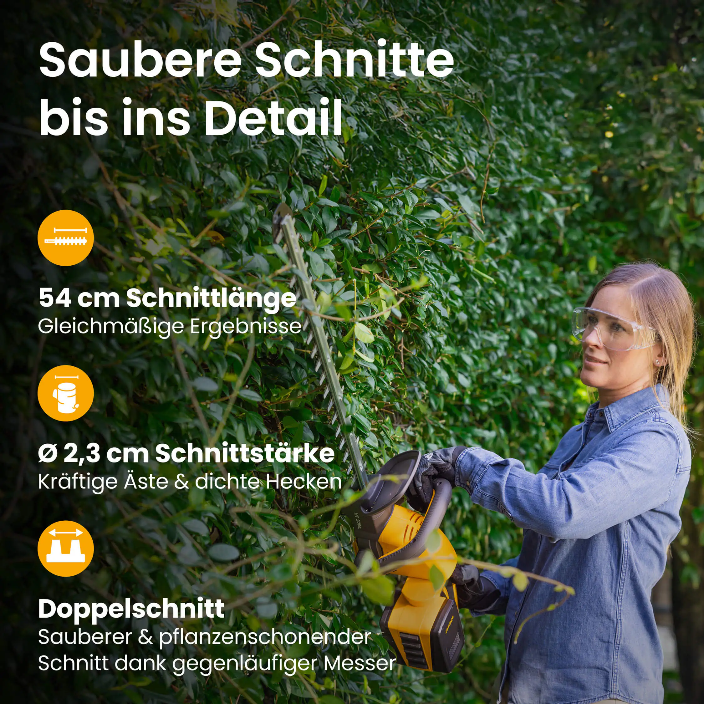 Stiga Akku-Heckenschere HT 300e Set inkl. Akkus und Ladegerät