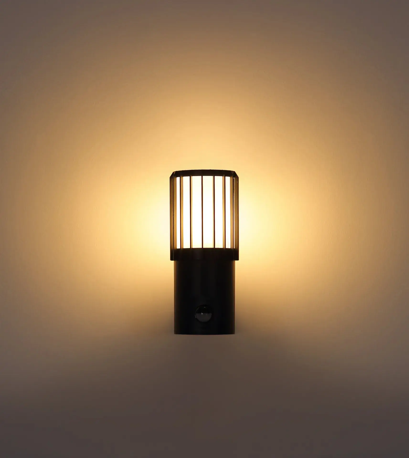 Globo Außen-Wandlampe Mervin 9 x 24 cm E27 Bewegungsmelder