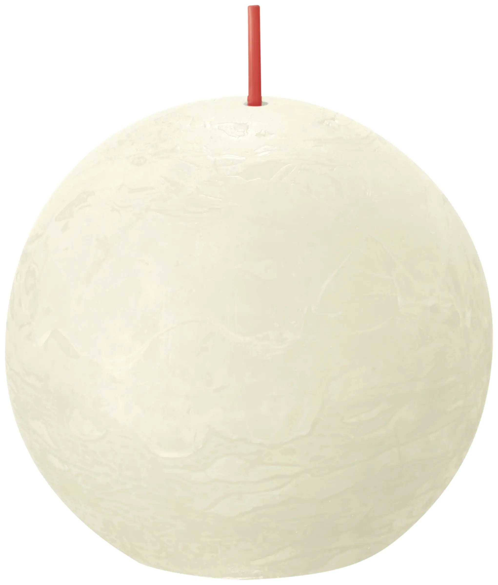 8717847143563 Bolsius Rustik Kugelkerze weiche perle, Durchmesser: 7,6 cm