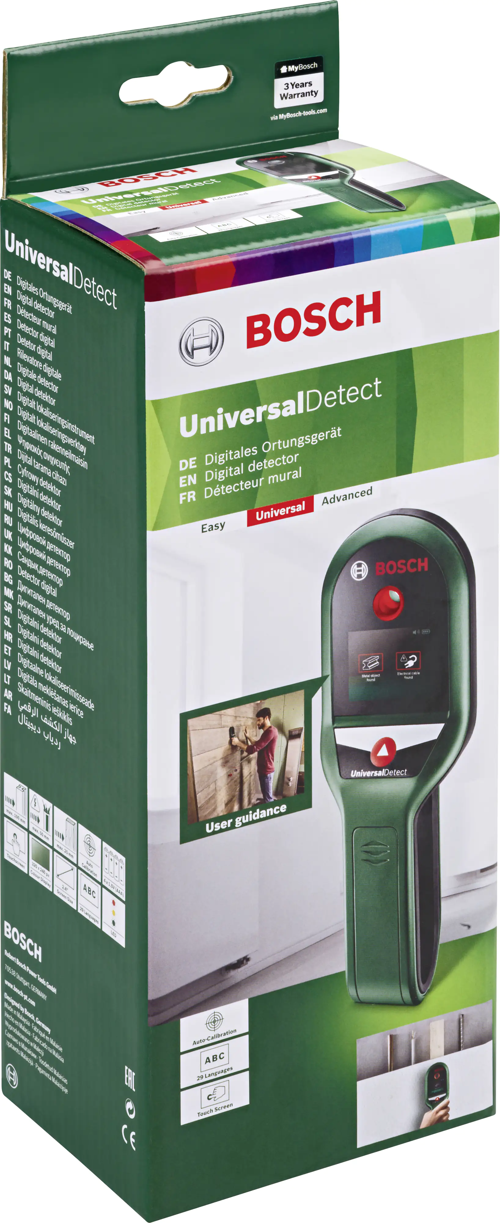 Bosch Ortungsgerät UniversalDetect inkl. Batterien & TP320 Bosch Ortungsgerät UniversalDetect inkl. Batterien & TP320