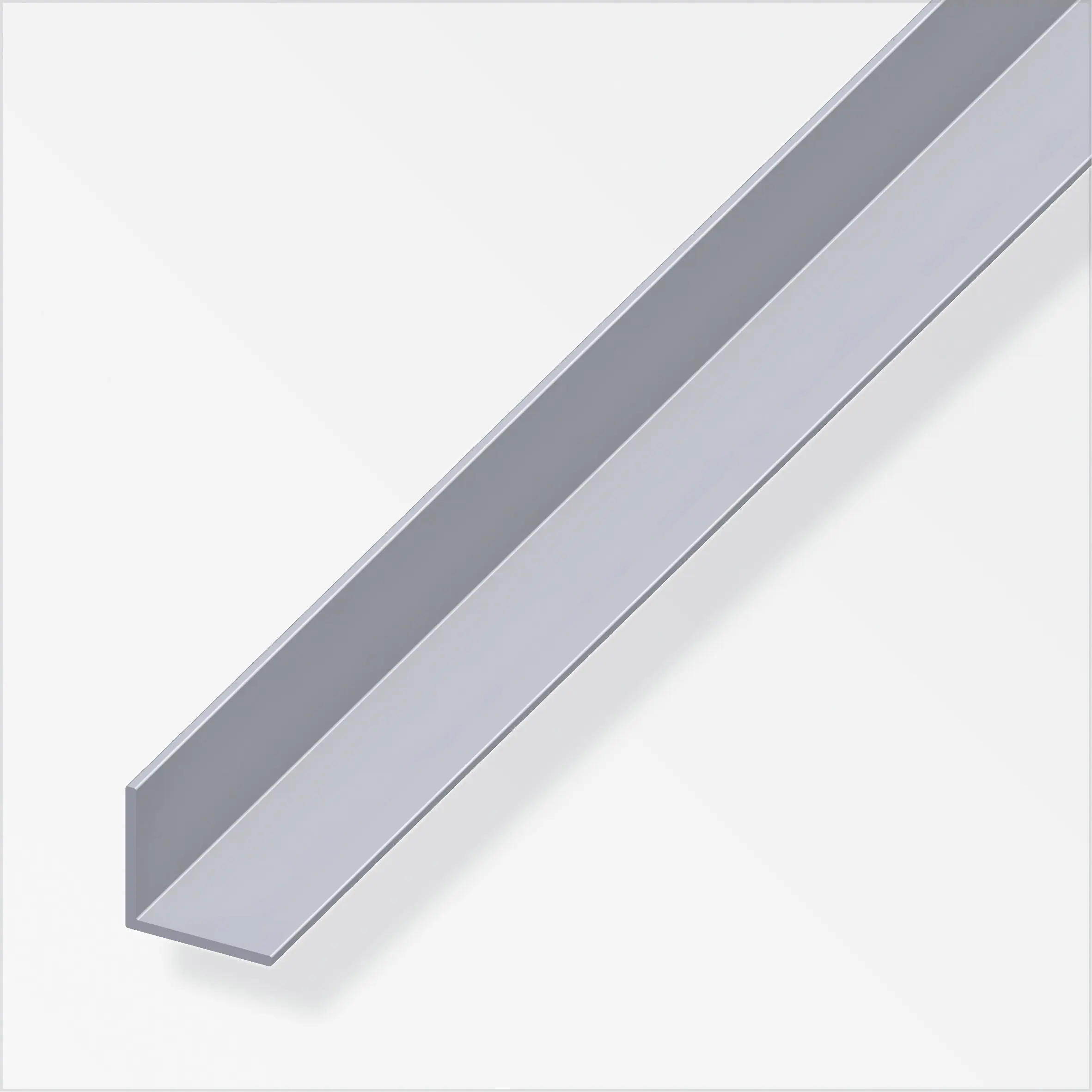 alfer Winkel 2 m, 25 x 25 mm Aluminium roh blank