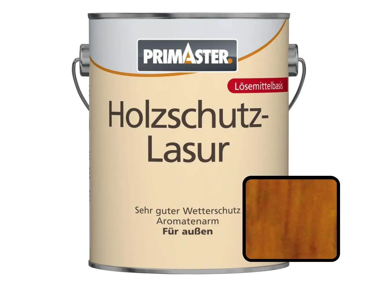 Primaster Holzschutzlasur 2,5 L eiche