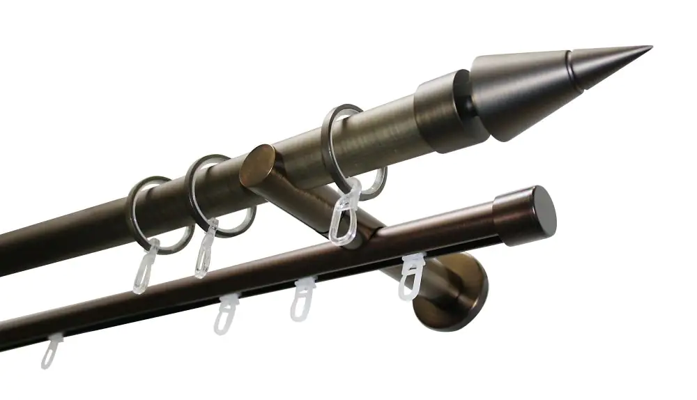 Gardinia Endknopf Kegel zu Stilprogramm Windsor, Ø 25 mm bronze