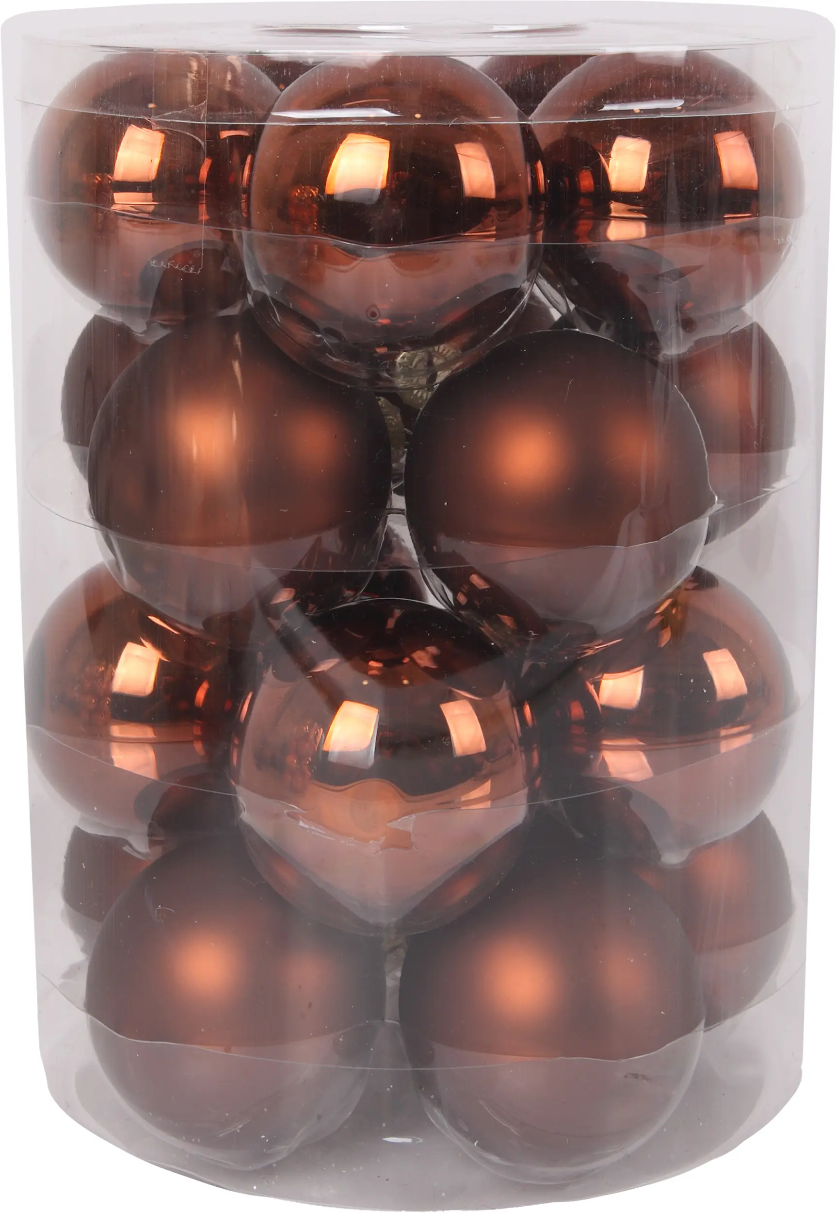 TrendLine Weihnachtskugeln aus Glas Ø 6 cm espresso 20 Stück TrendLine Weihnachtskugeln aus Glas Ø 6 cm espresso 20 Stück