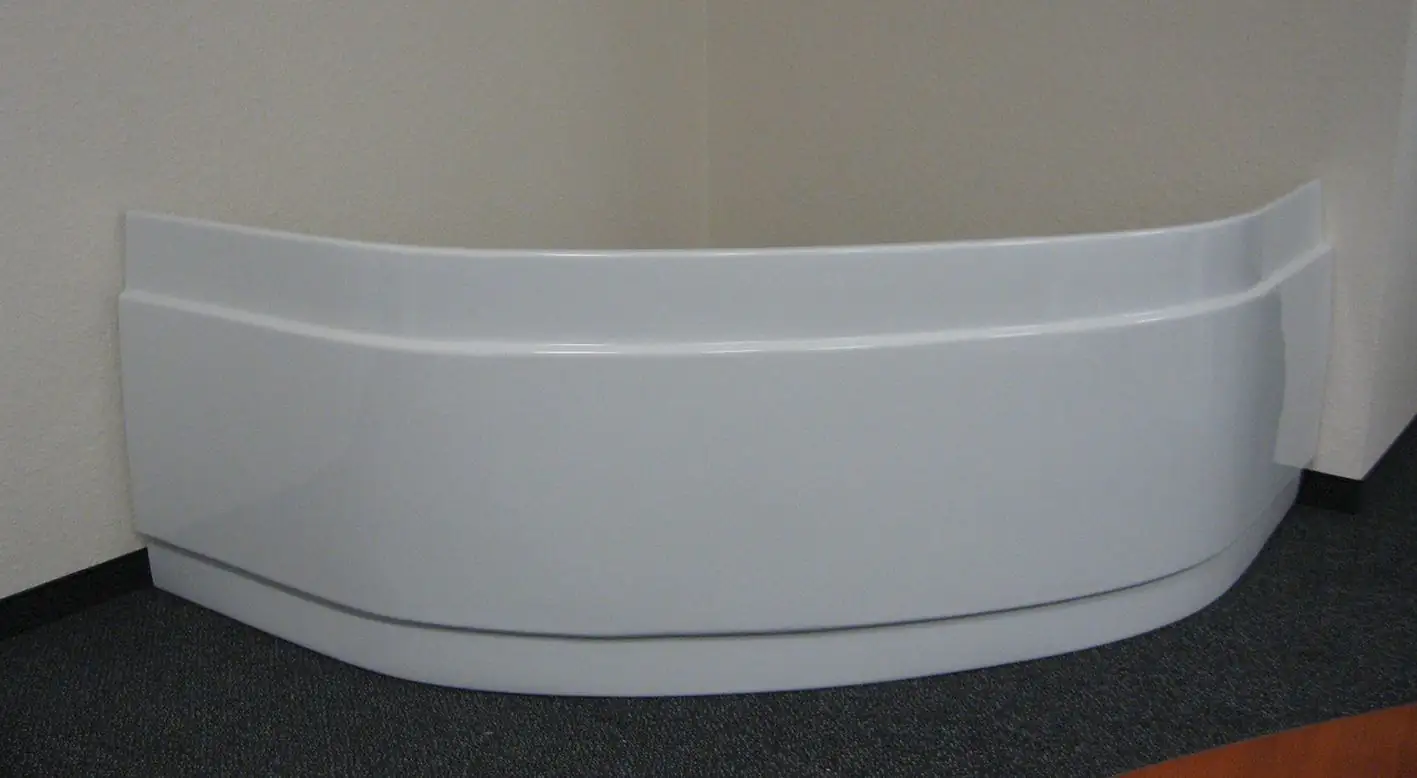 Ottofond Acrylschürze Cascade 233 x 56 cm, weiß