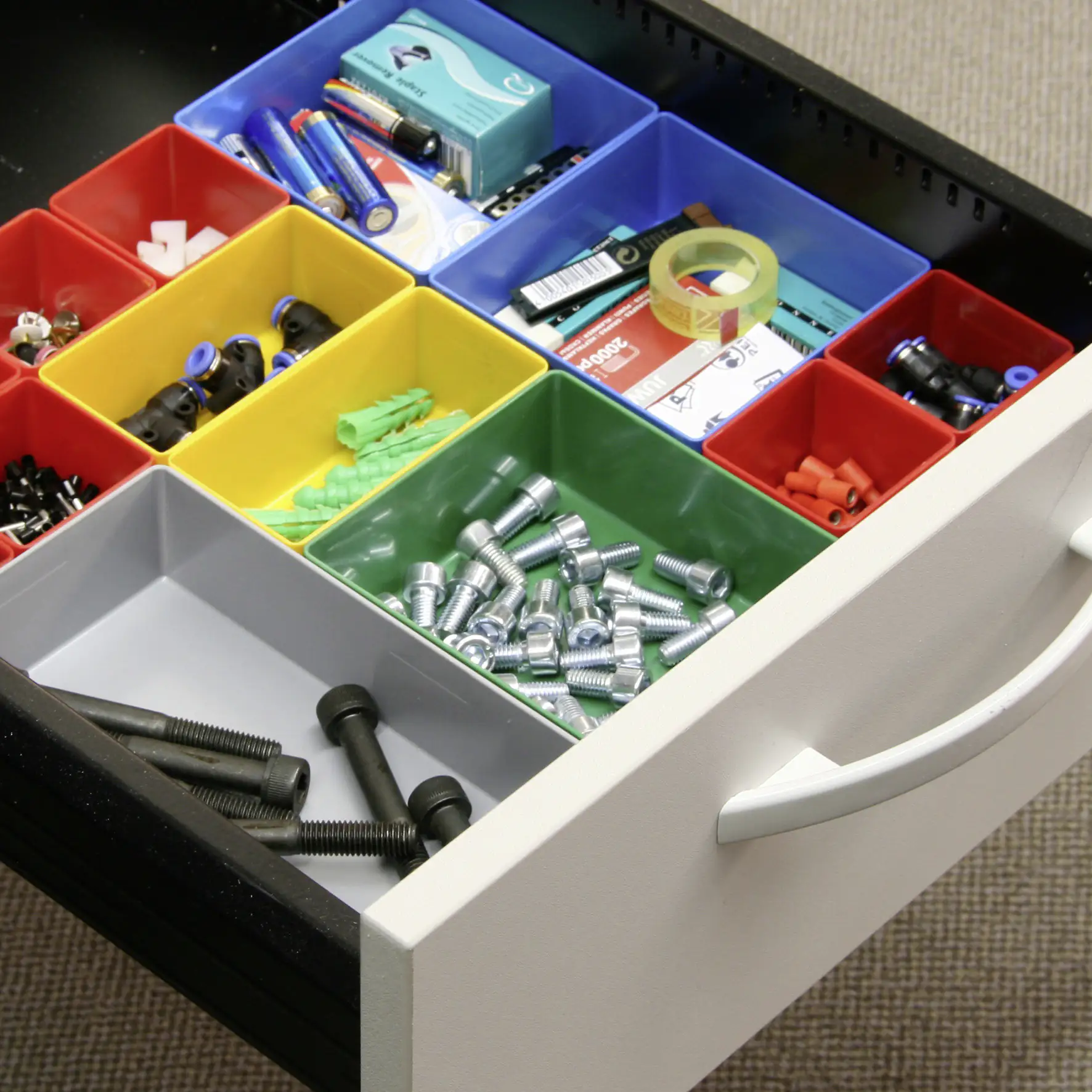 4005187563016_2989978 Allit Einsatzbox Größe 2 PS EuroPlus Insert 45/2 gelb für EuroPlus Flex
