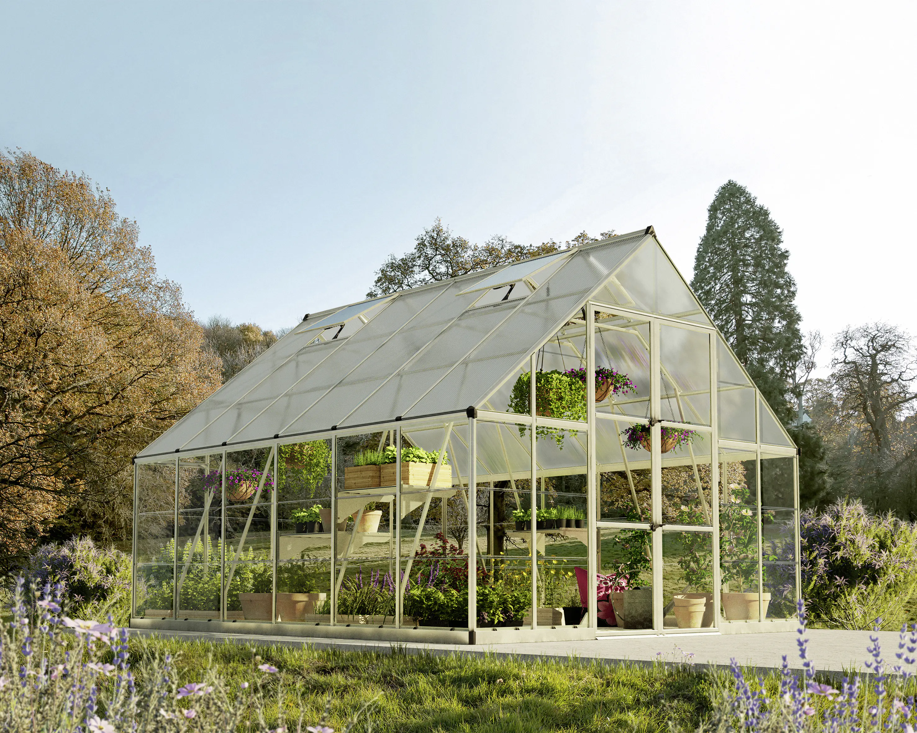 Canopia Gewächshaus Balance Alu silber 366 x 304 cm