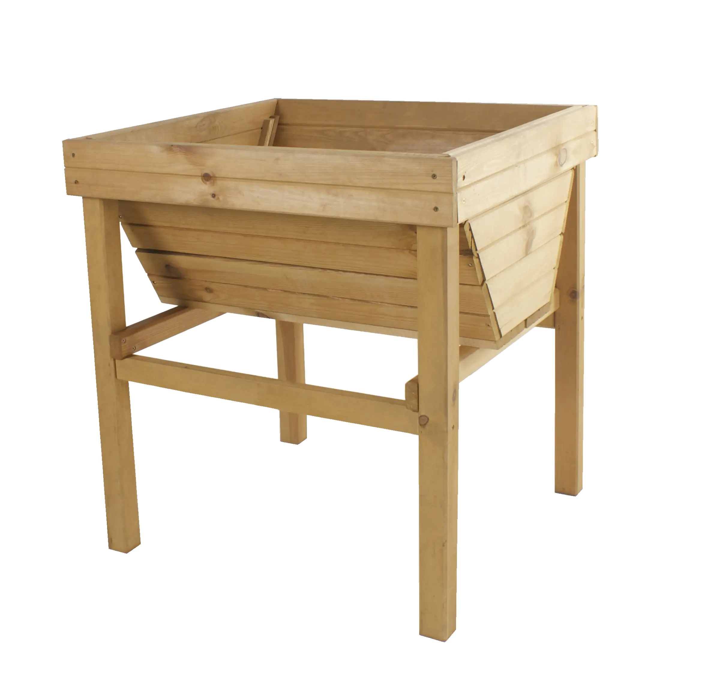 Hochbeet aus Kiefernholz 75 x 70 x H 80 cm