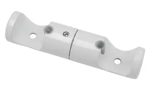 Gardinia Deckenträger Adapter Chicago weiß, 5,5 cm, Ø 20 mm Gardinia Deckenträger Adapter Chicago weiß, 5,5 cm, Ø 20 mm