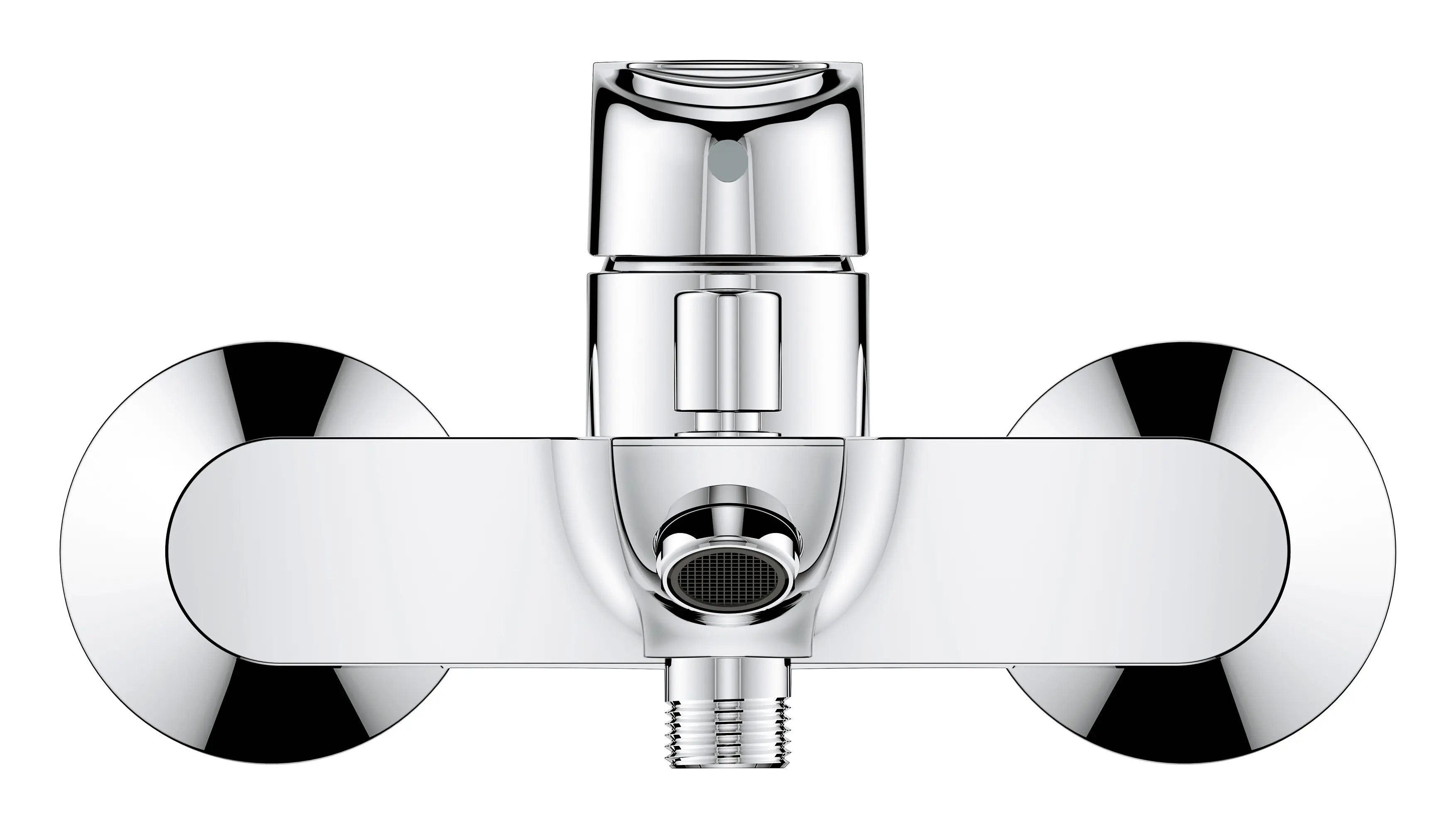 Grohe Start Loop Einhand-Wannenbatterie, 1/2", chrom, mit langlebiger Oberfläche