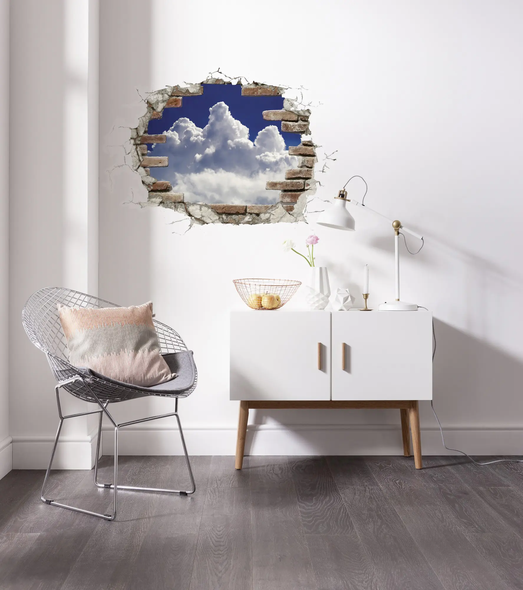 Komar Decosticker Break Out Clouds 100 x 70 cm  