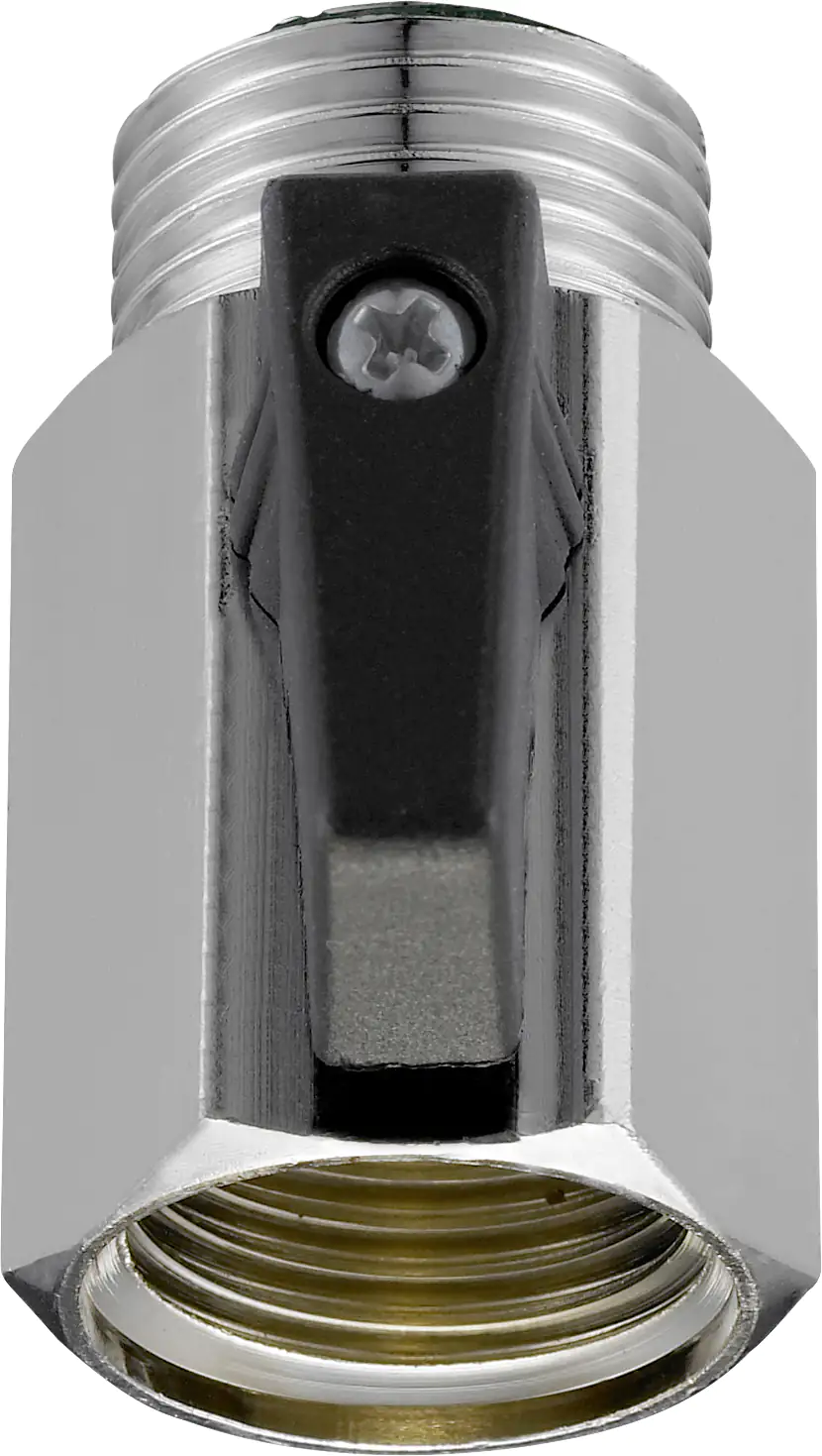 Diaqua Wasserspar-Duschstopphahn, 0,5 Zoll, verchromt