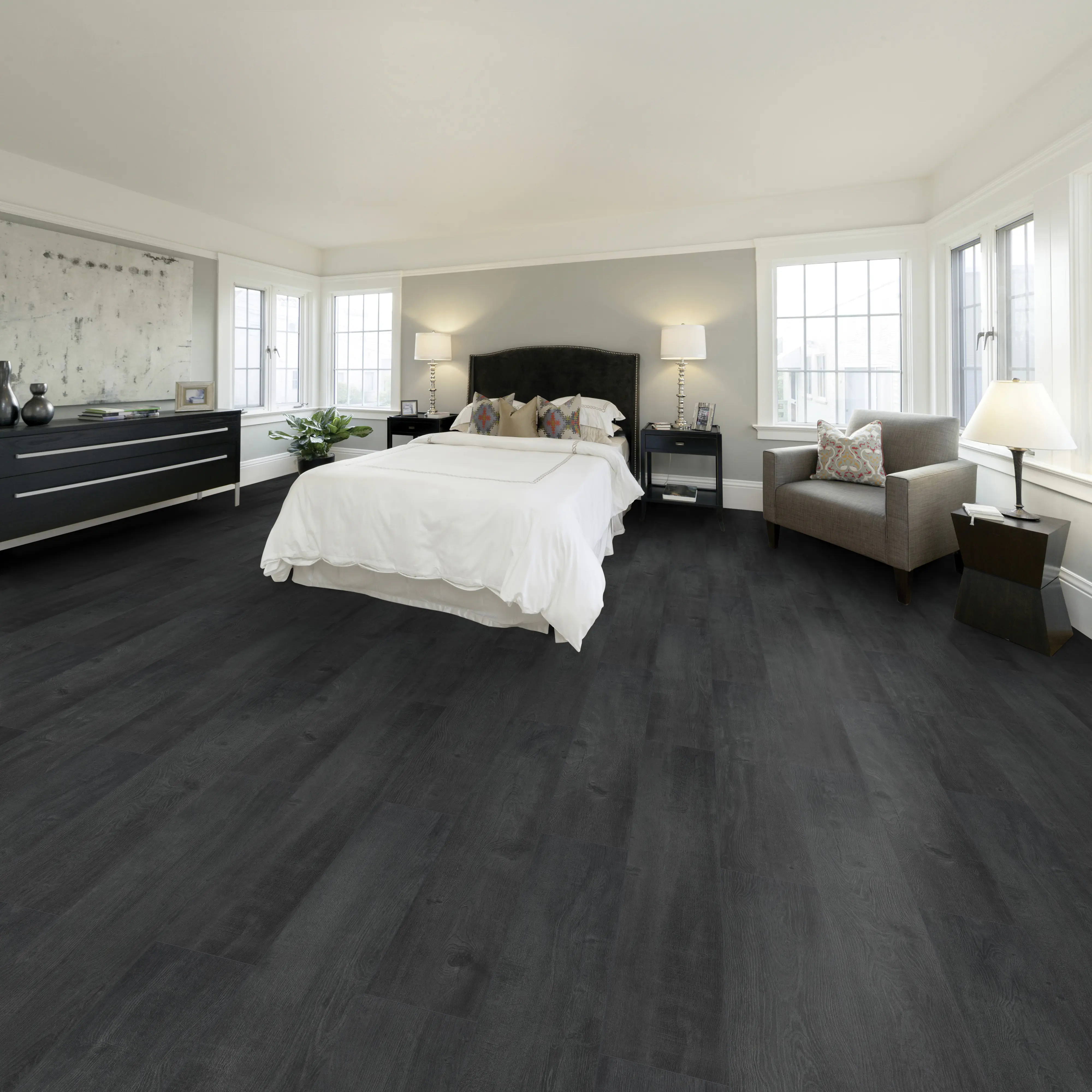 Classen Laminat Megaloc Aquaprotect 128,5 x 19,2 cm 8 mm Oak black