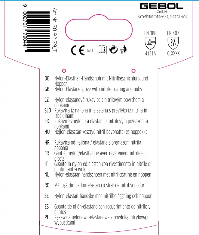 Gebol Handschuh Multi Flex Touch  