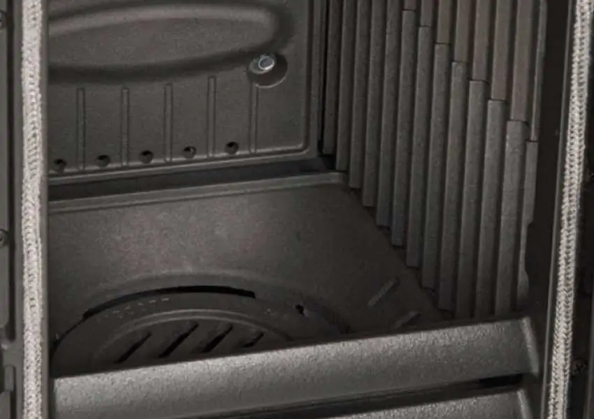 La Nordica Kaminofen FULVIA schwarz-grau Stahl/Kachel, 6 kW