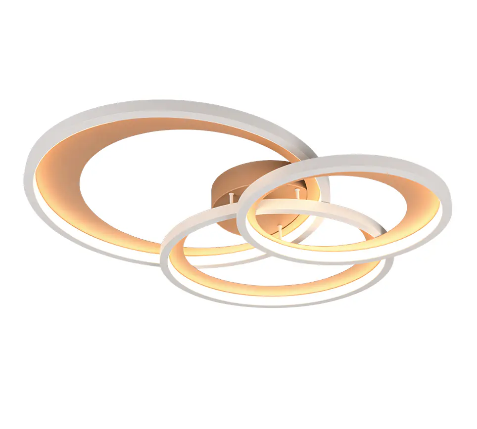 Trio LED Deckenleuchte Granada 36W grau coffee warmweiß Trio LED Deckenleuchte Granada 36W grau coffee warmweiß