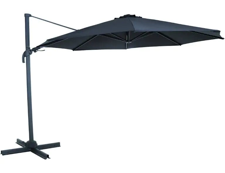 Siena Garden Ampelschirm California N+ anthrazit, Ø 350 cm