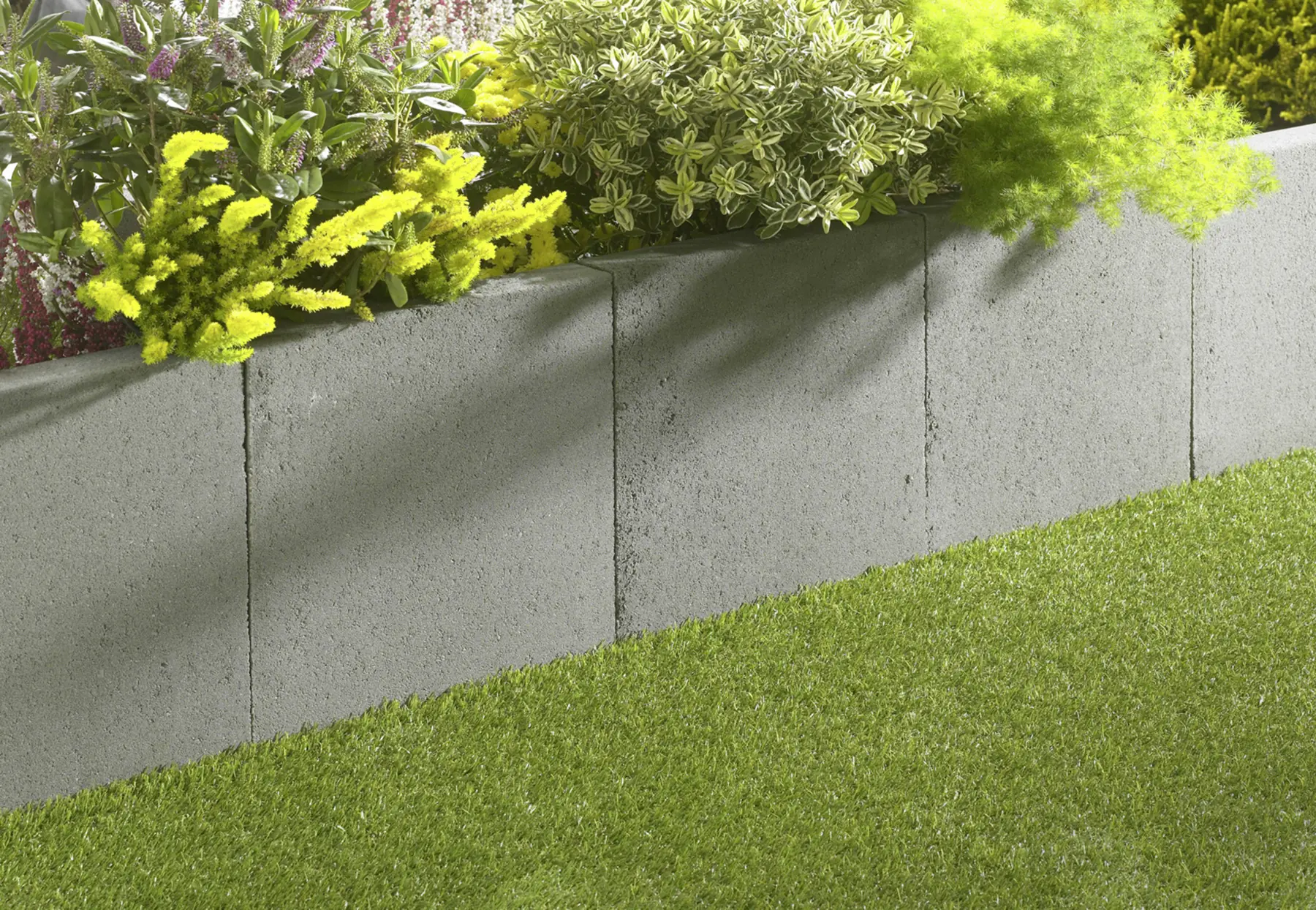 Kann L-Stein 40 x 30 x 40 cm grau Kann L-Stein 40 x 30 x 40 cm grau