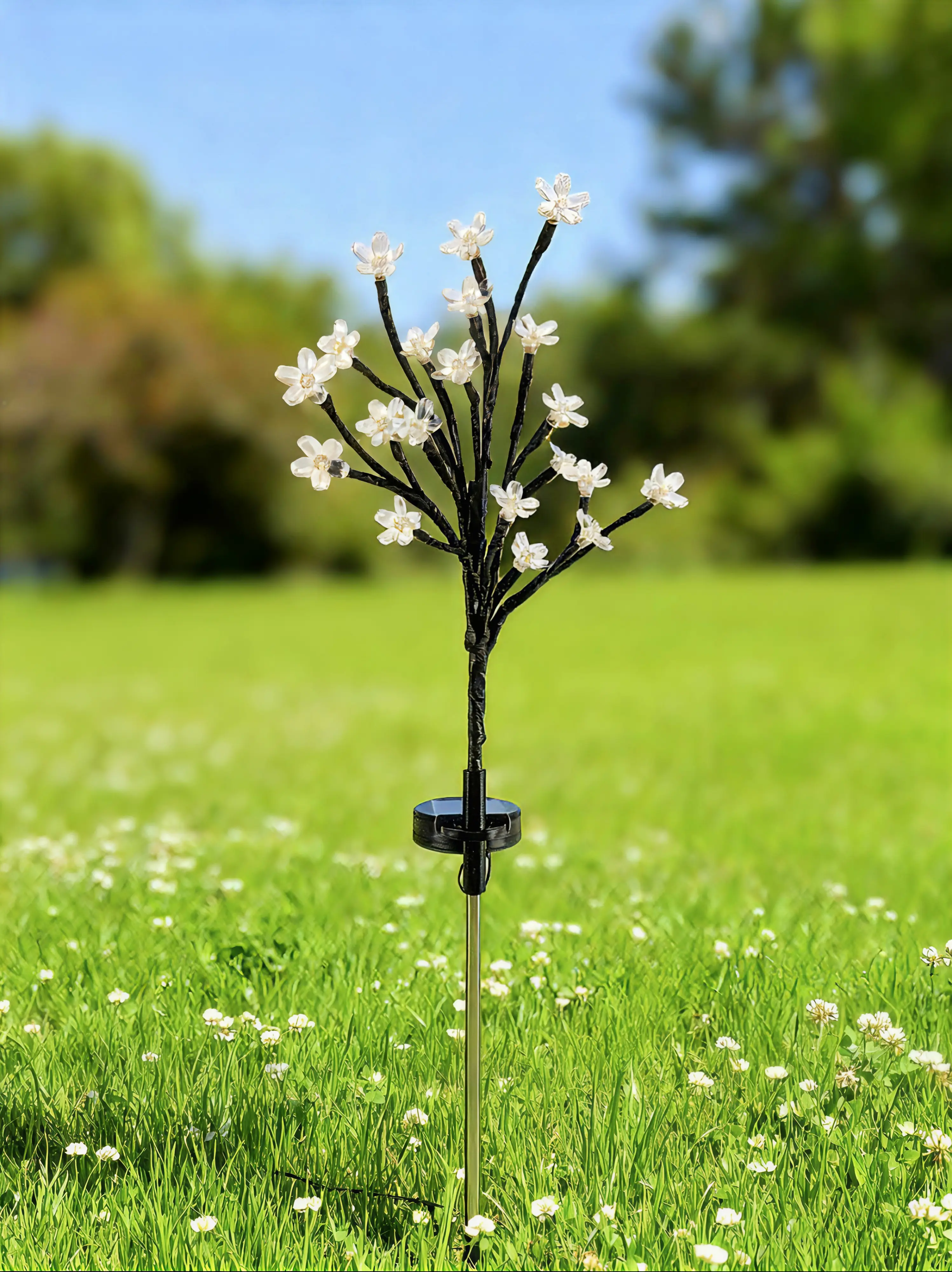 Dapo LED Solarstecker Wiesenblumen bunt