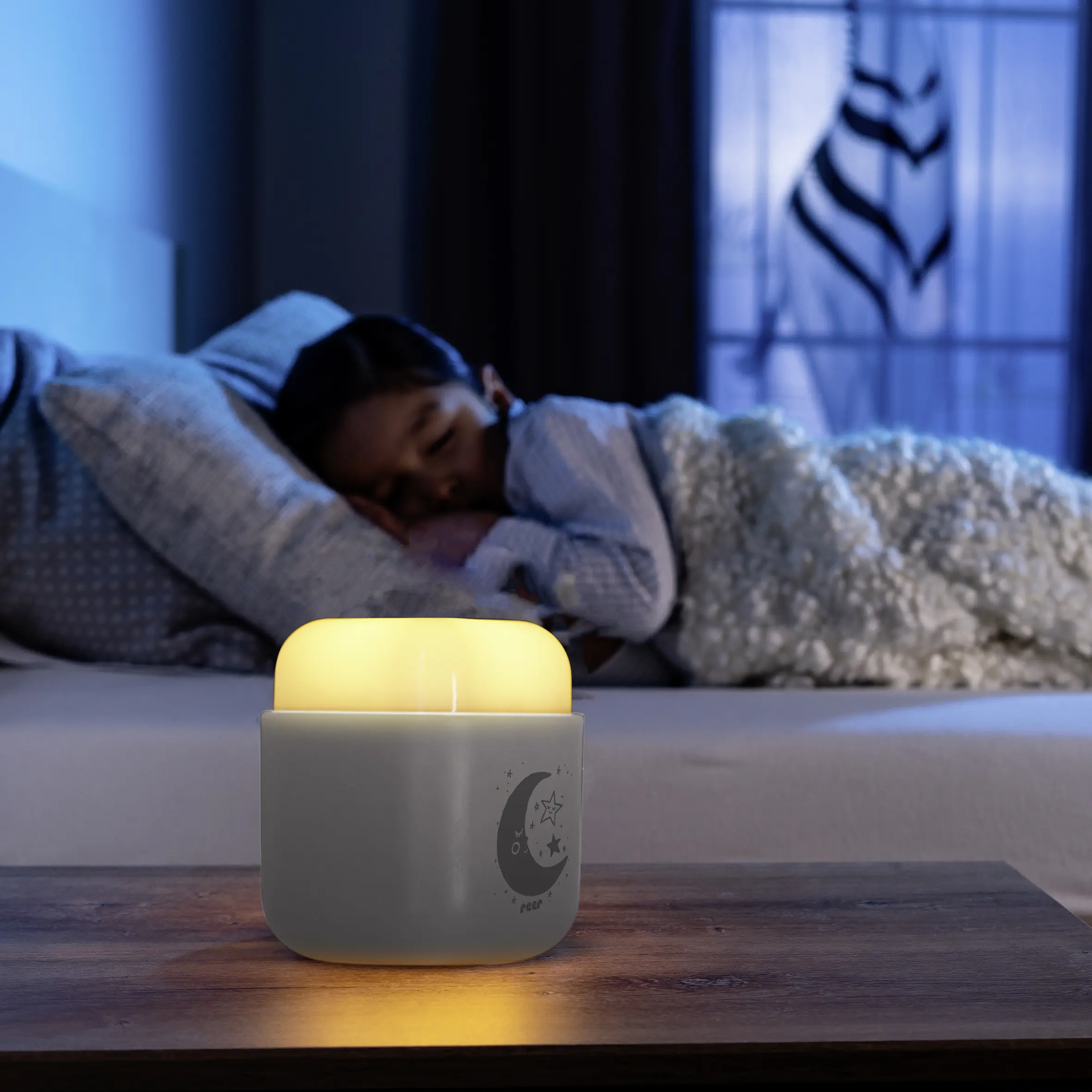reer LED Nachtlicht 2-in-1 SleepLight hellgrau