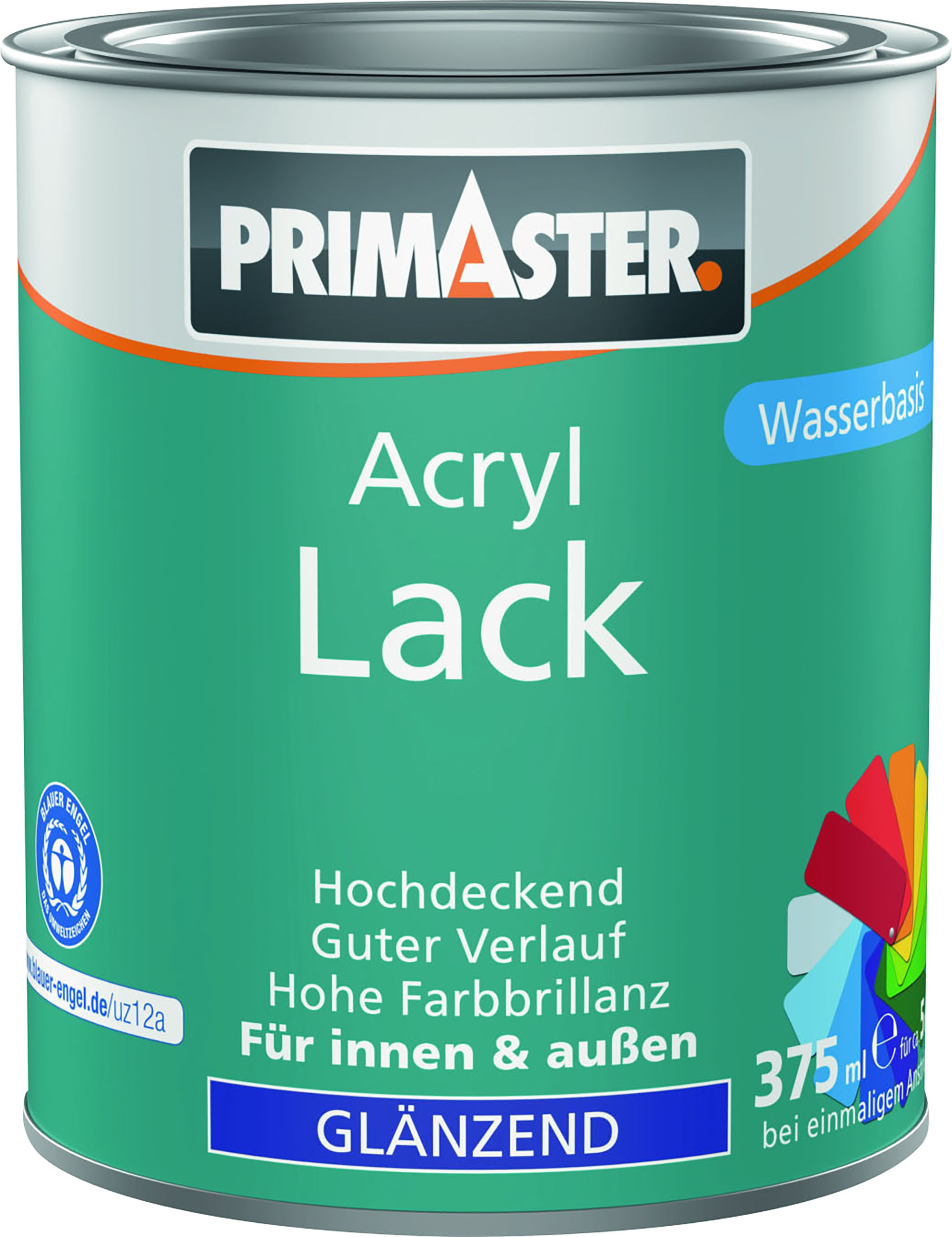 Primaster Acryl Lack feuerrot glänzend 375 ml