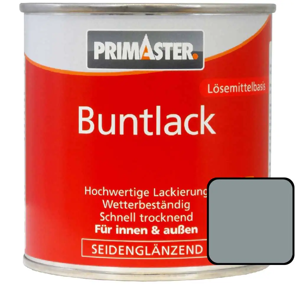 Primaster Buntlack RAL 7001 375 ml silbergrau seidenglänzend Primaster Buntlack RAL 7001 375 ml silbergrau seidenglänzend