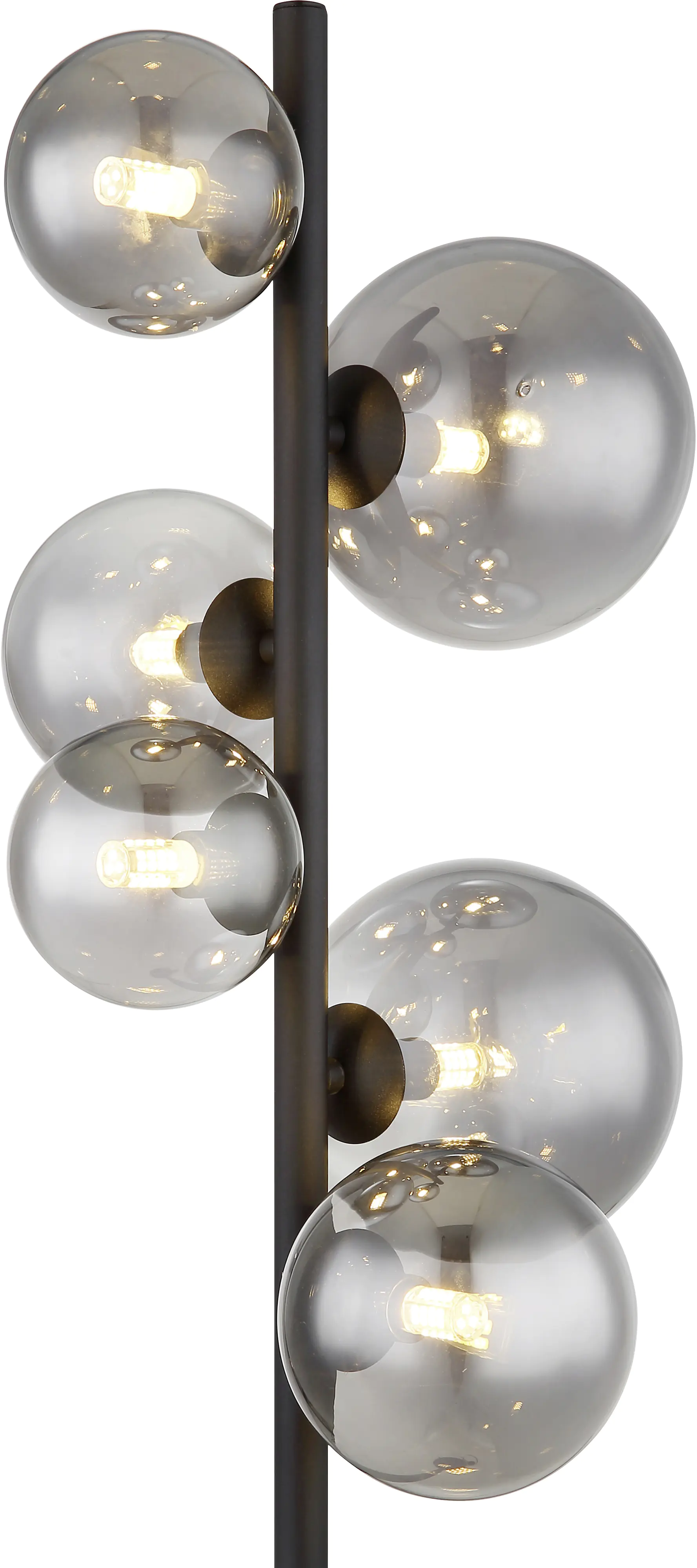 Globo Stehleuchte Riha schwarz 155 x 28,5 cm 6 x G9 LED, 3 W