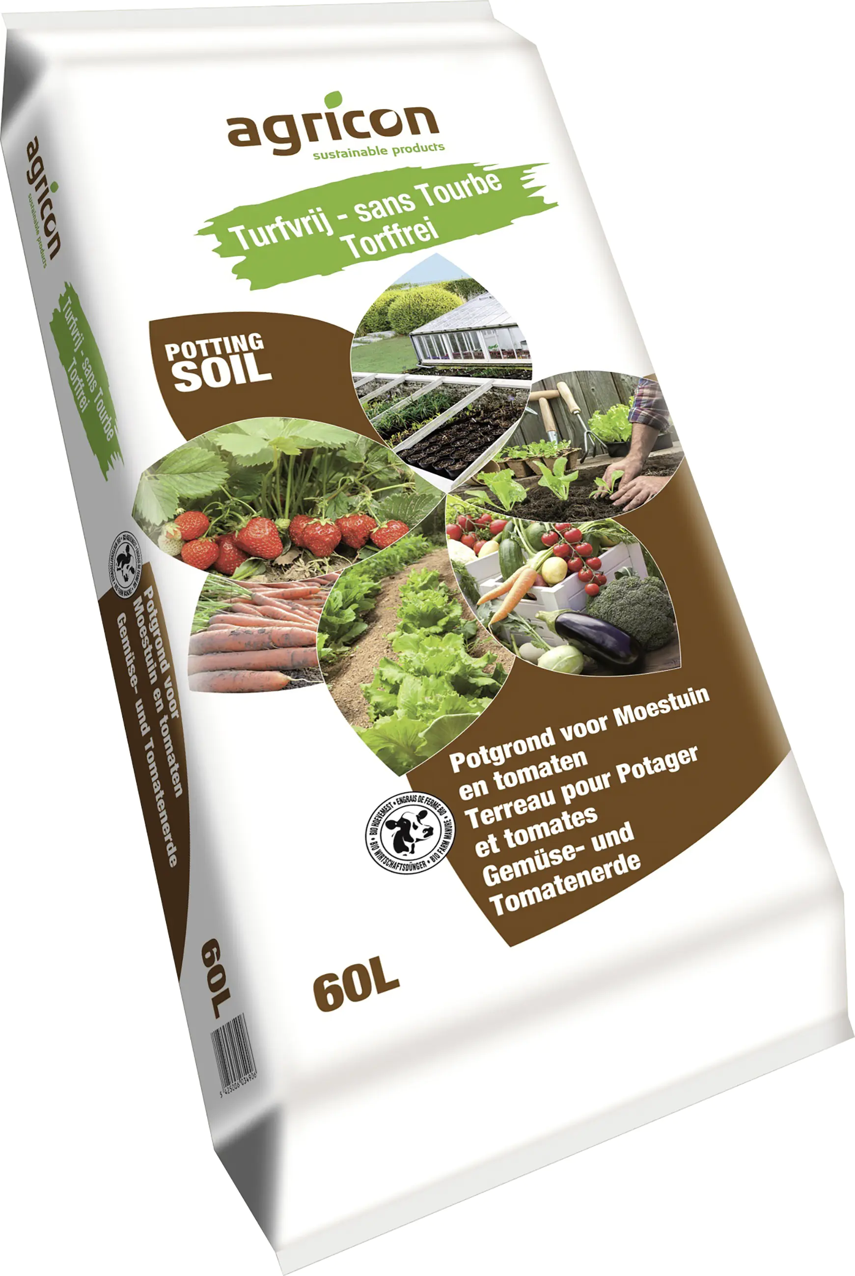 Agrcon Torffreie Gemüse- und Tomatenerde 60 L Agrcon Torffreie Gemüse- und Tomatenerde 60 L