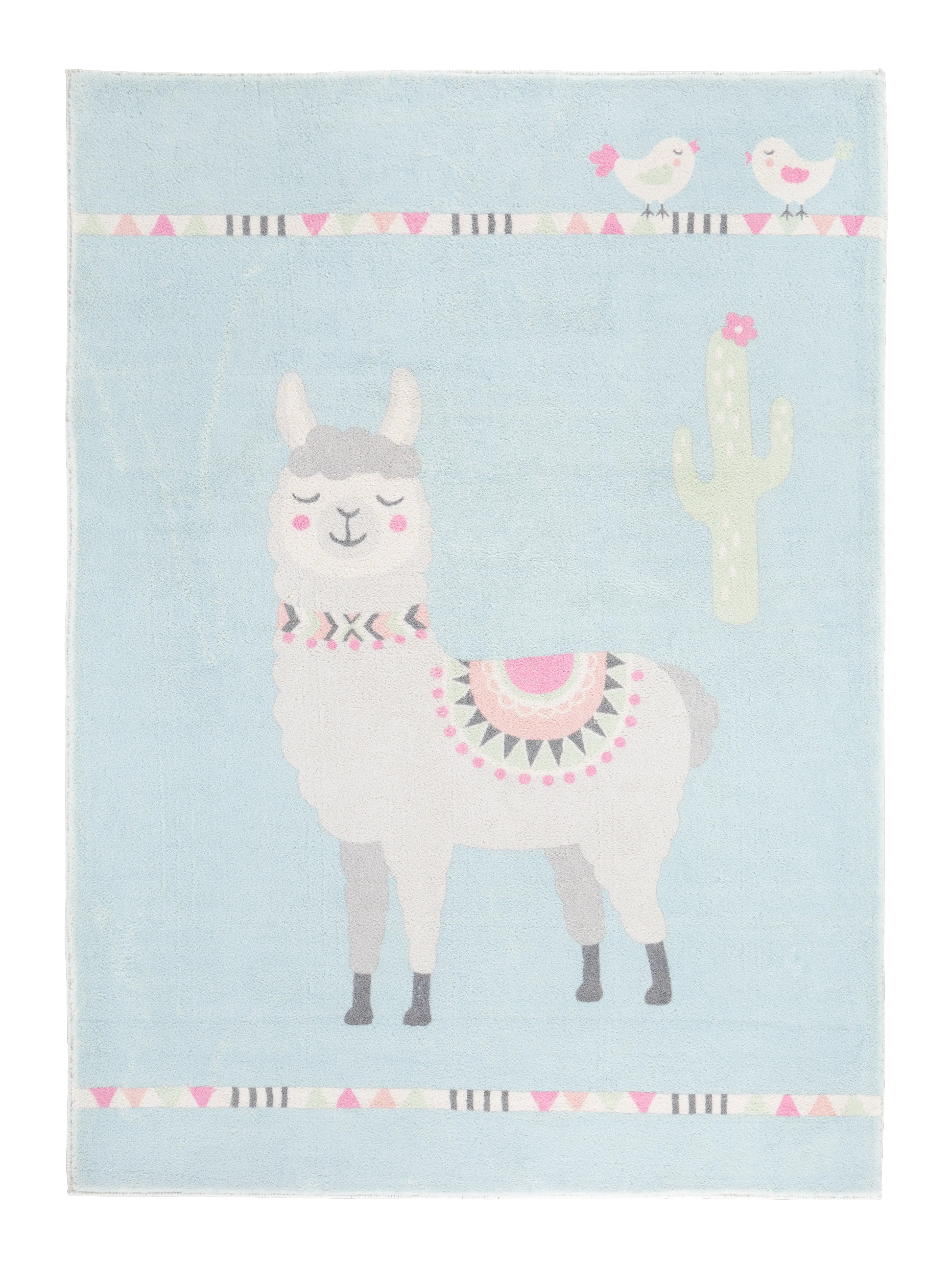 LUXOR Living Teppich Lama Lulu blau, 120 x 170 cm