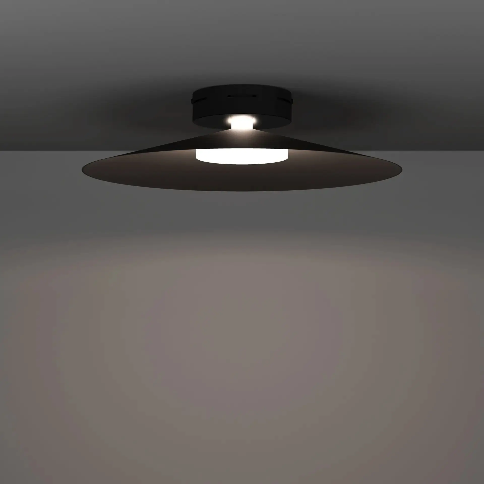 Eglo LED Deckenleuchte Conomavilla-Z schwarz Ø 43 x 11 cm RGB dimmbar