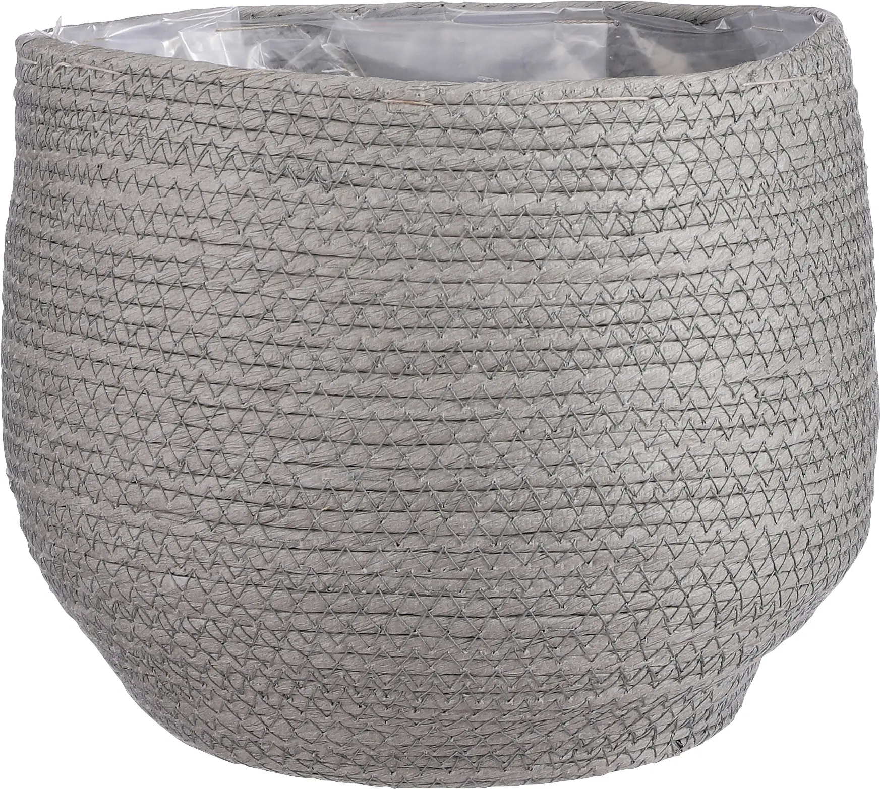 Mica Übertopf Korb Jorck Ø 26 x 24 cm grau