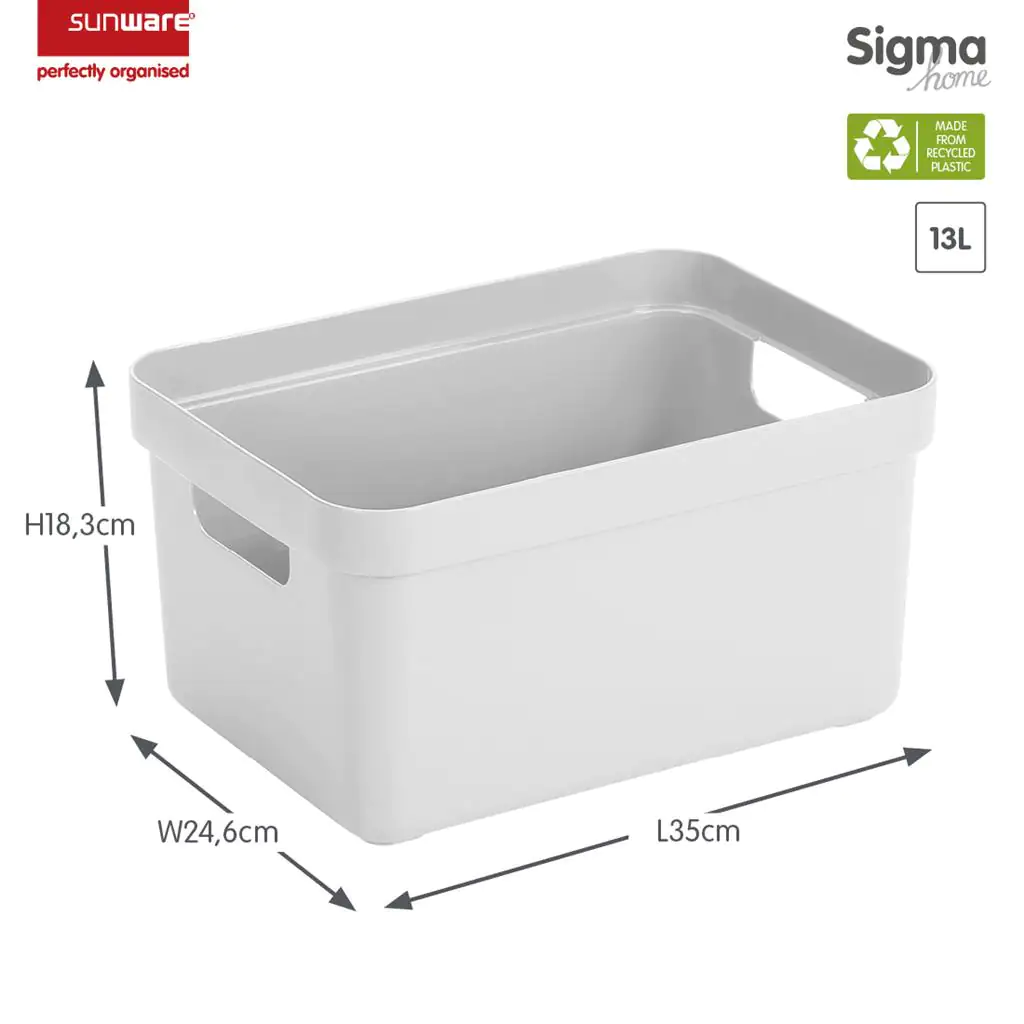 Sunware Aufbewahrungsbox Sigma Home 13 L weiß Sunware Aufbewahrungsbox Sigma Home 13 L weiß
