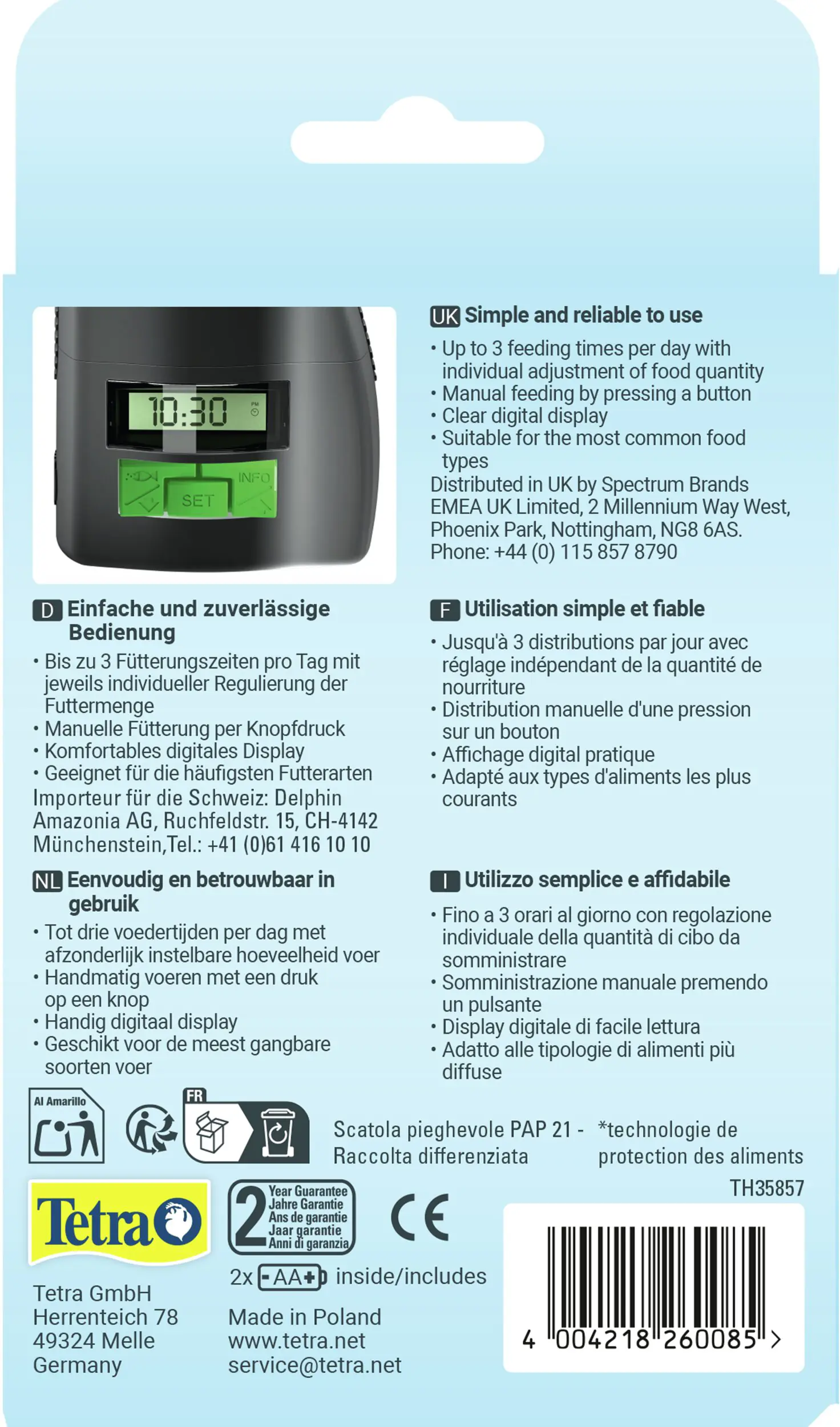Tetra Futterautomat MyFeeder