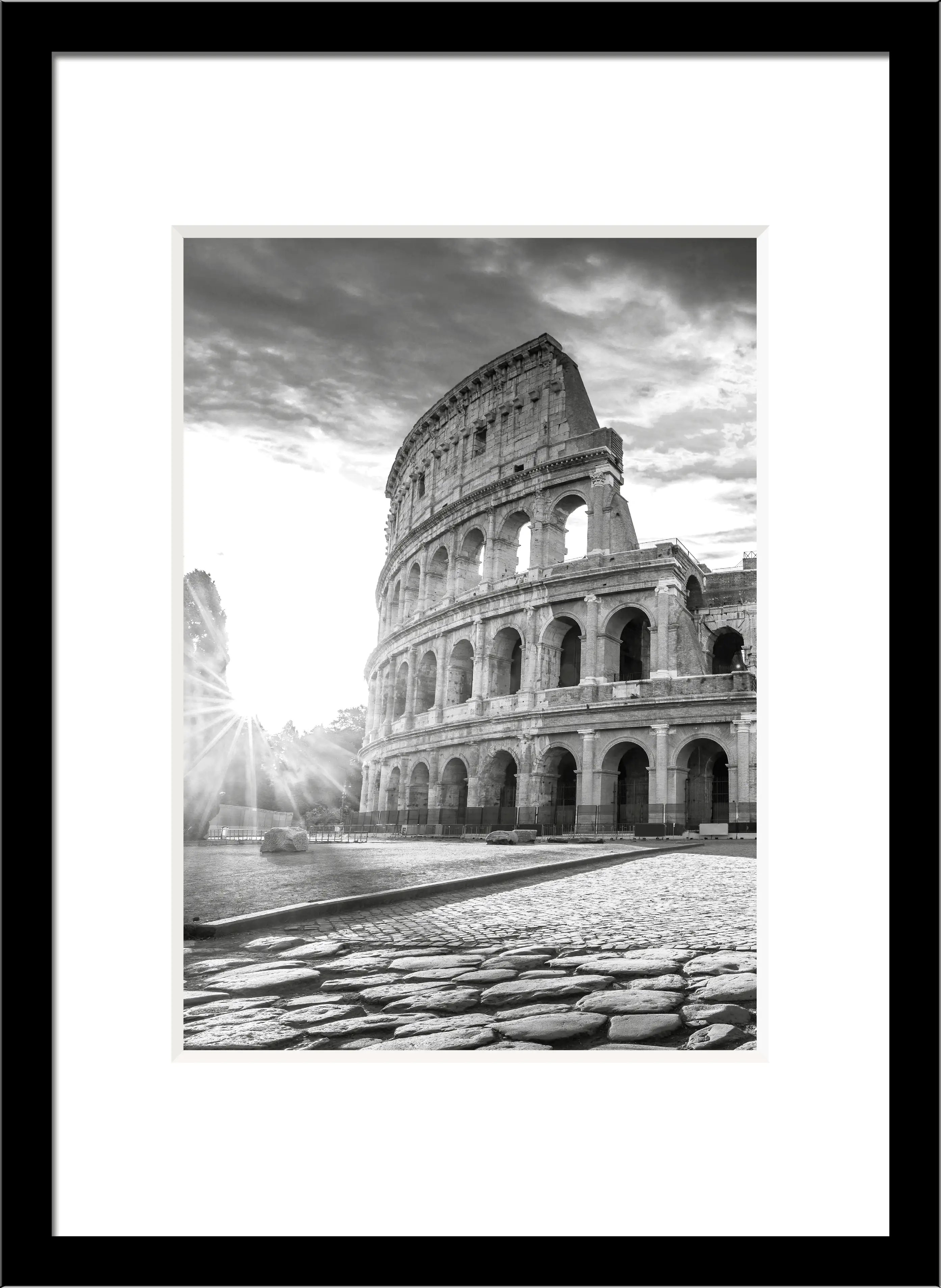 Holz Bilderrahmen Baltic schwarz 21 x 29,7 cm (DIN A4)