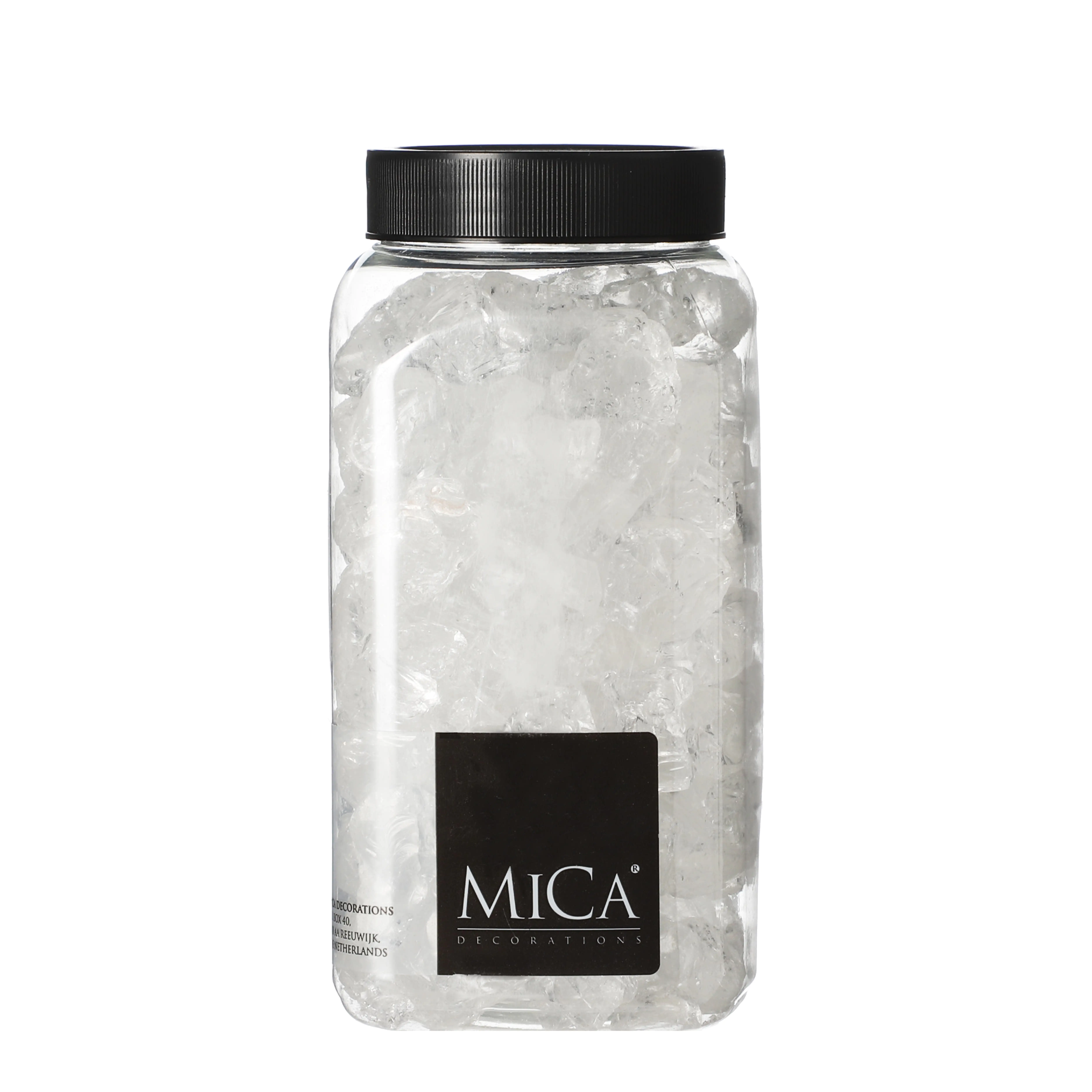8712799454880 Mica Decorations Dekorativer Glasstein transparent groß 650 ml 1 kg