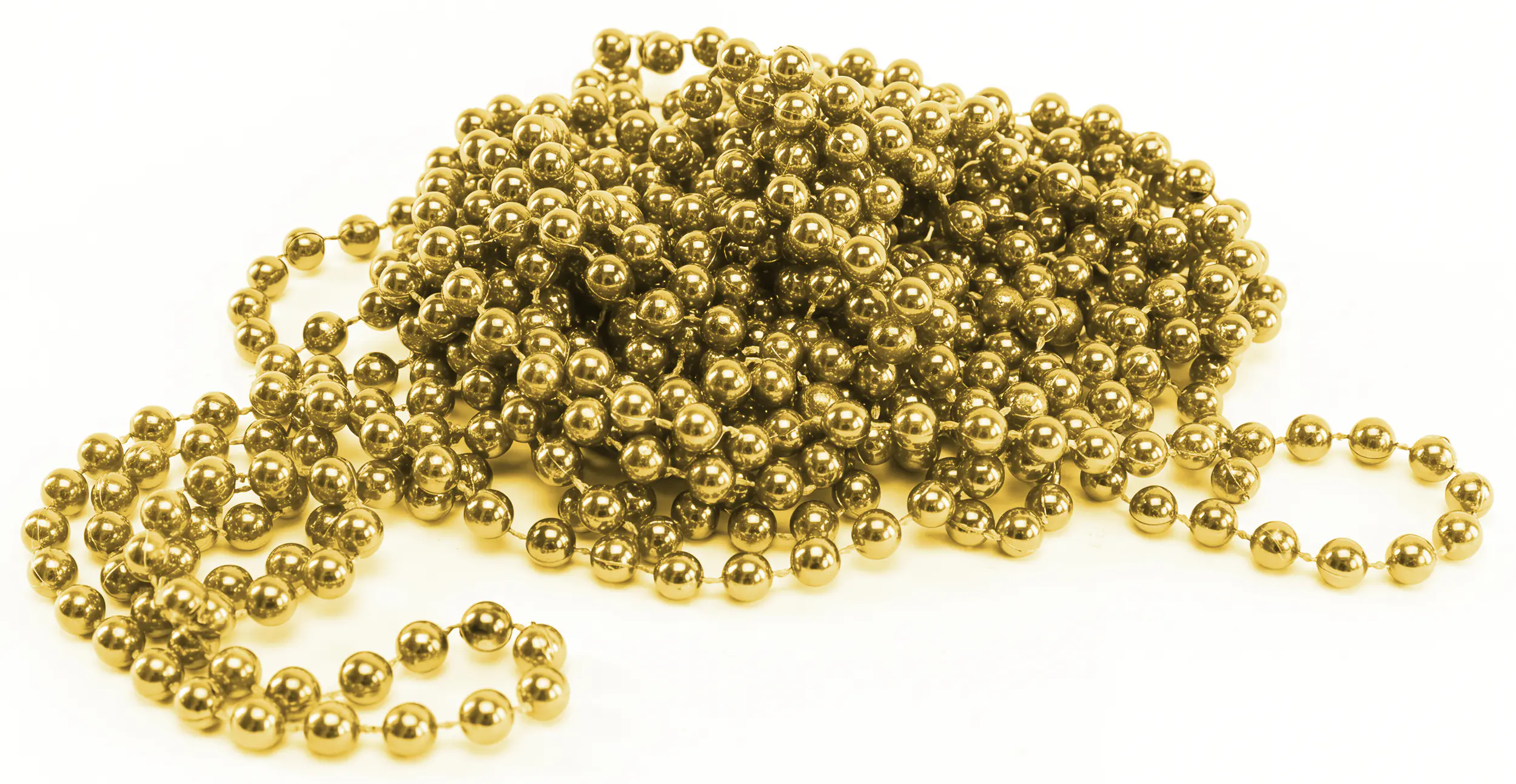 TrendLine Perlenkette bruchfest, langlebig 10 m gold