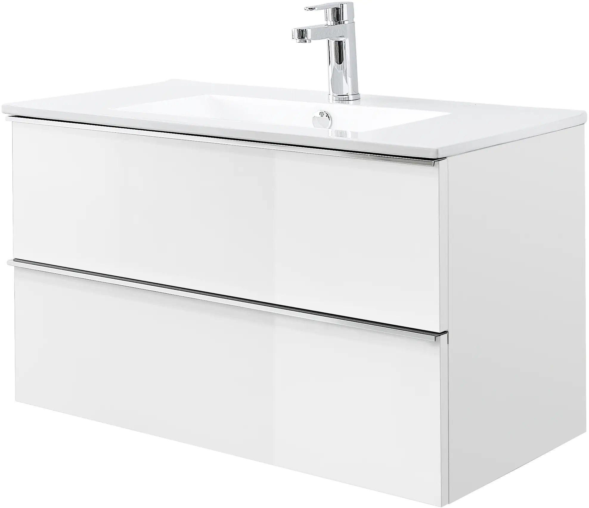 Primaster Waschtischunterschrank Düsseldorf weiß 80 cm