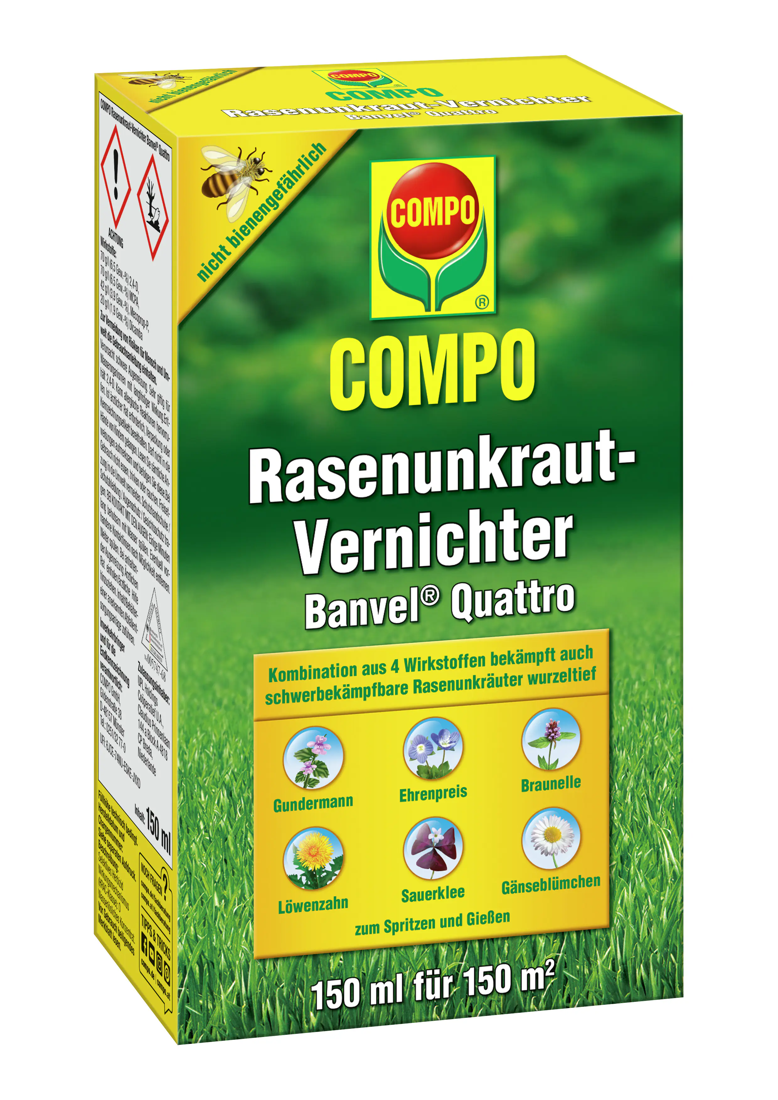 Compo Rasenunkrautvernichter Banvel Quattro 150 ml
