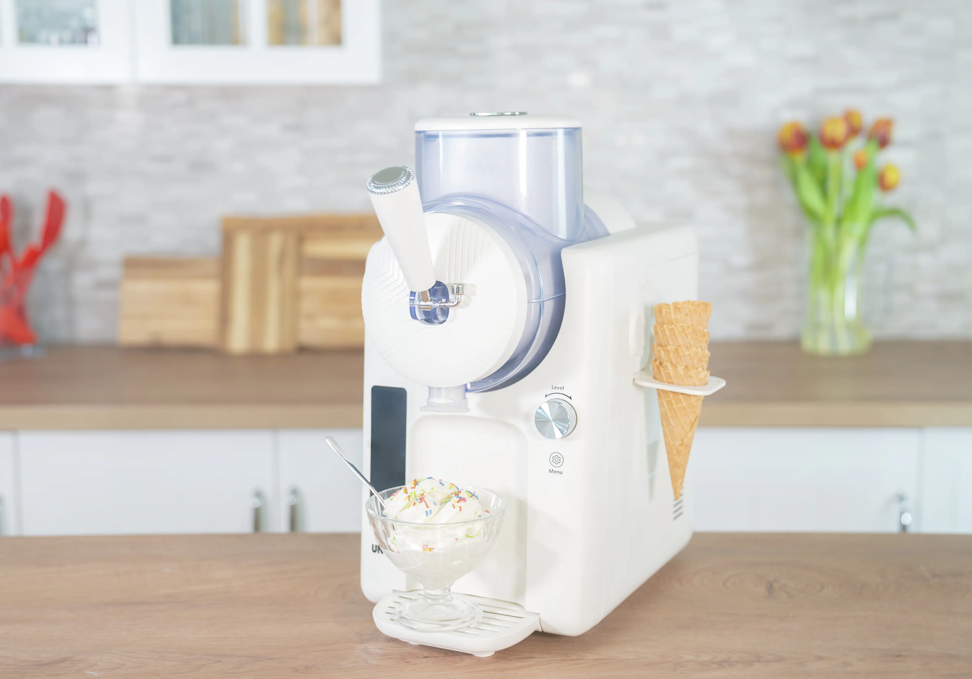 Unold 2in1-Slush und Softeismaschine Sofie 48950 inkl. Kühlaggregat 2 l