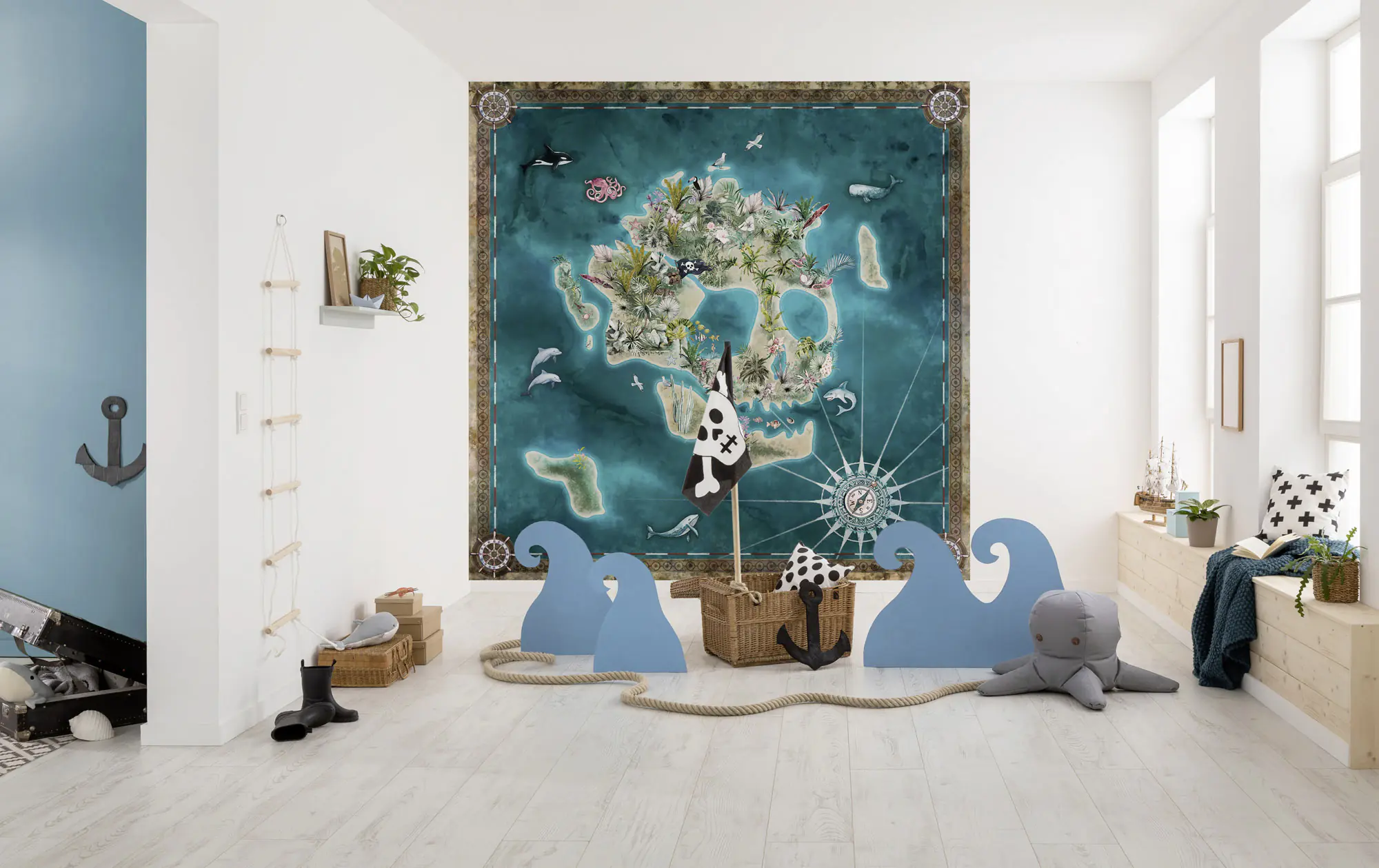 Komar Vlies Fototapete Skull Island 250 x 250 cm 