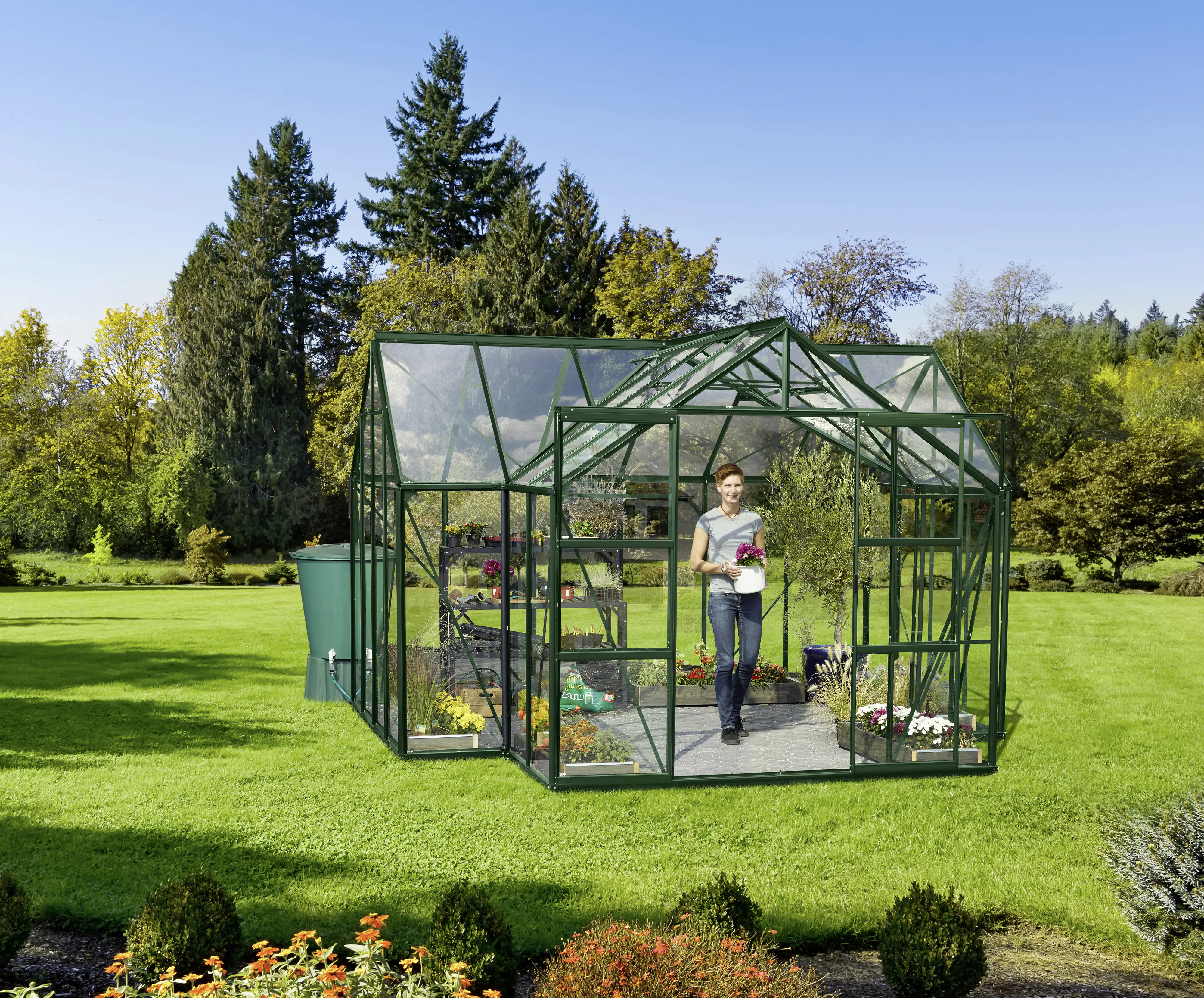 4005717203894 Vitavia Gewächshaus Sirona 13000 381 x 381 cm 3 mm Sicherheitsglas