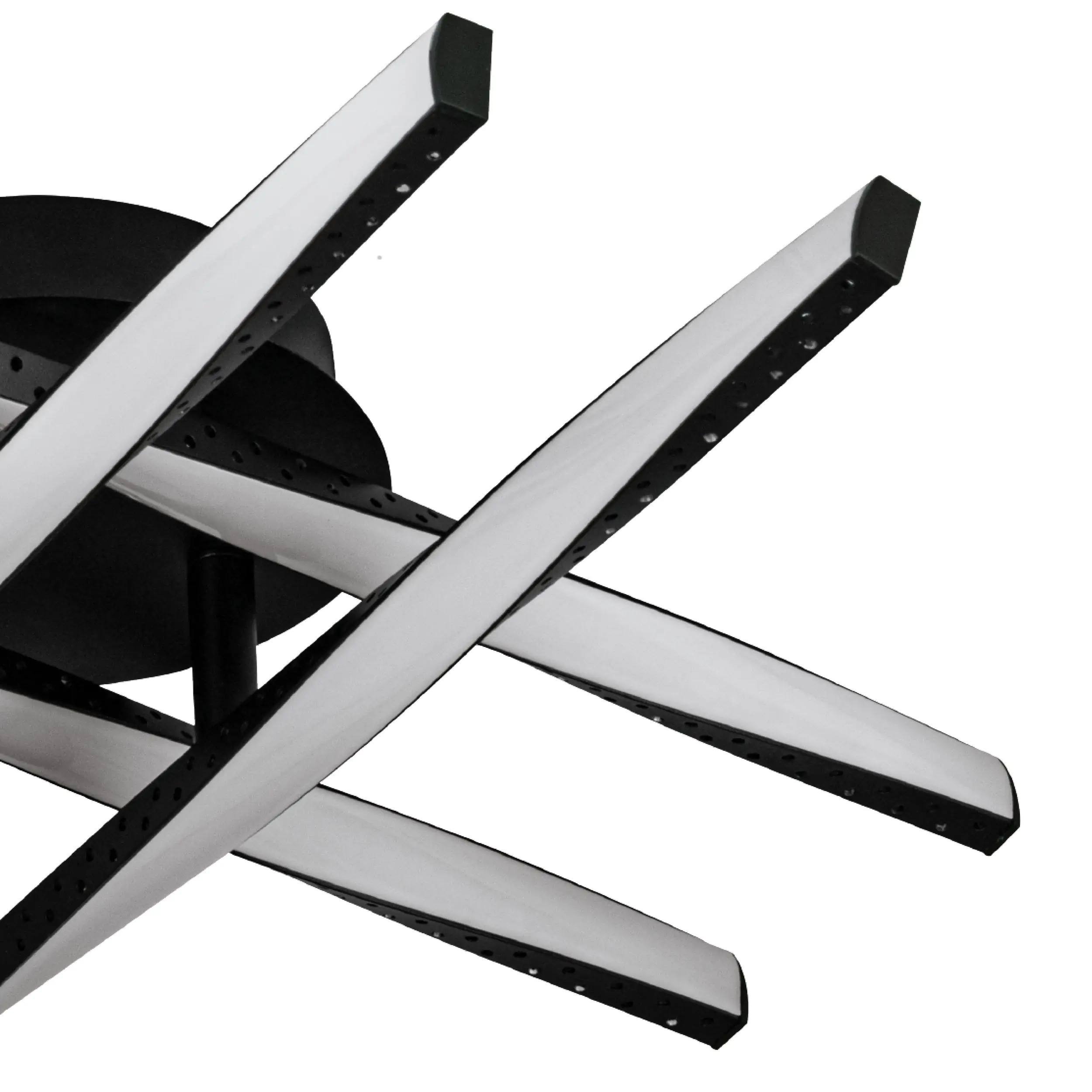 Eglo LED Deckenleuchte Adeje schwarz weiß 43,5 x 43,5 cm