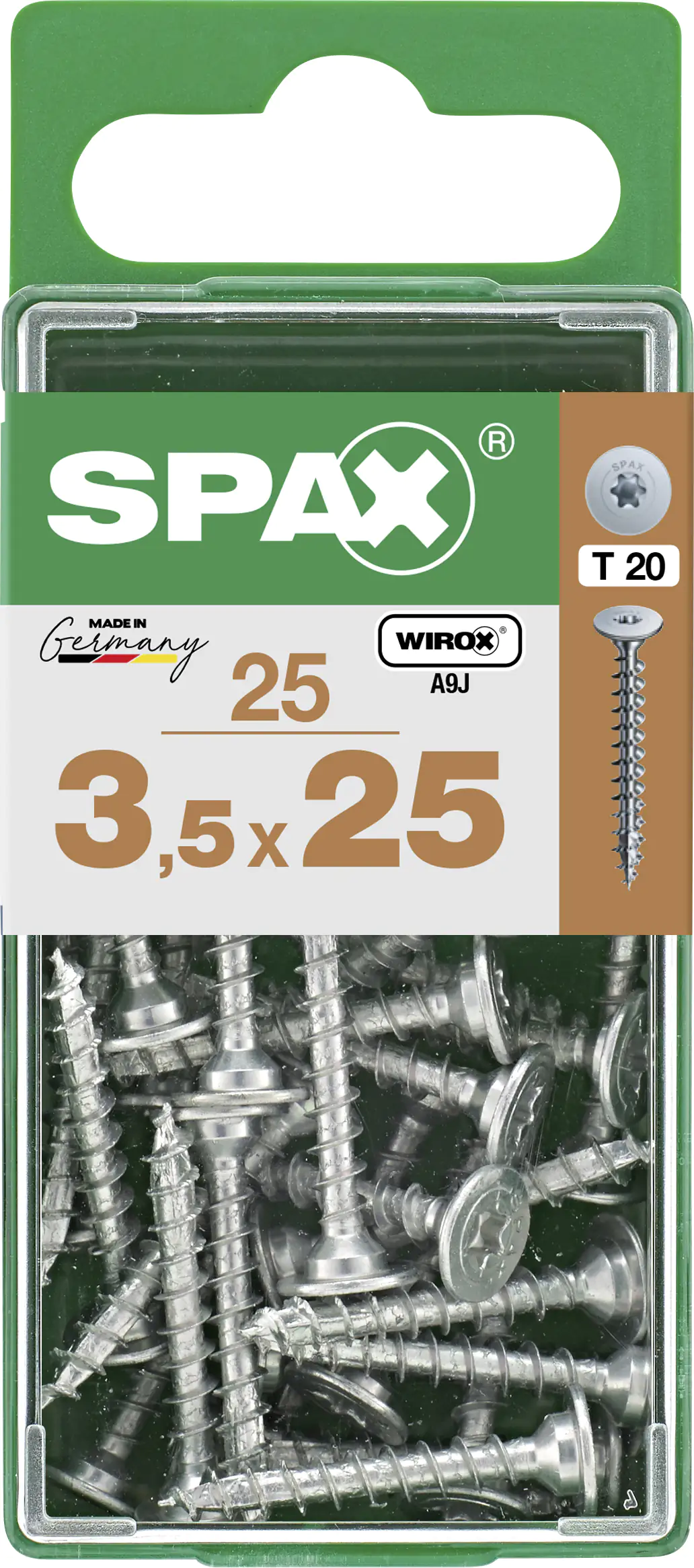 Spax Möbelbauschrauben 3.5 x 25 mm TX 20 - 25 Stk.