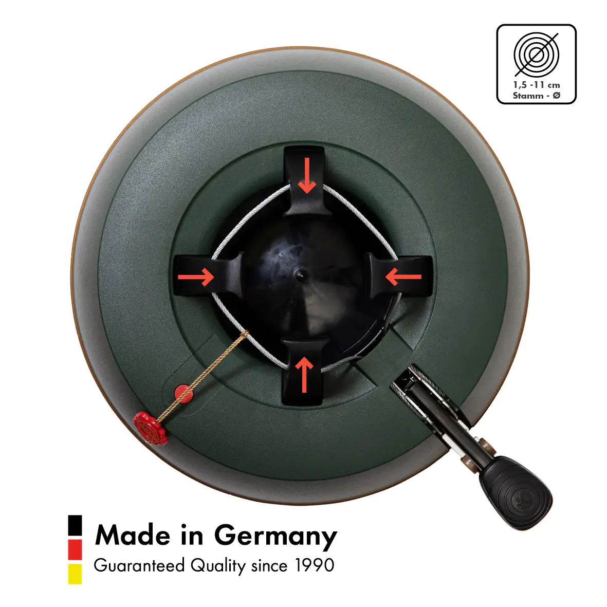 Krinner Christbaumständer Comfort Grip S Stamm Ø: bis 11 cm Krinner Christbaumständer Comfort Grip S Stamm Ø: bis 11 cm