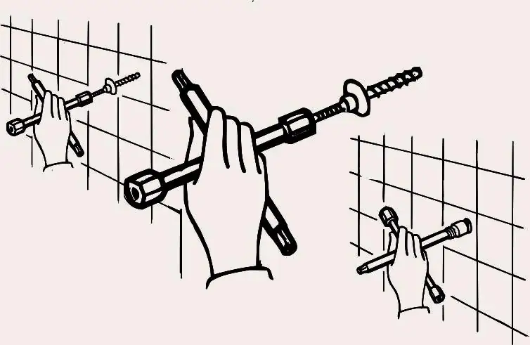 Cornat Kreuzschlüssel für Sanitär Hahnverlängerung und Stockschrauben