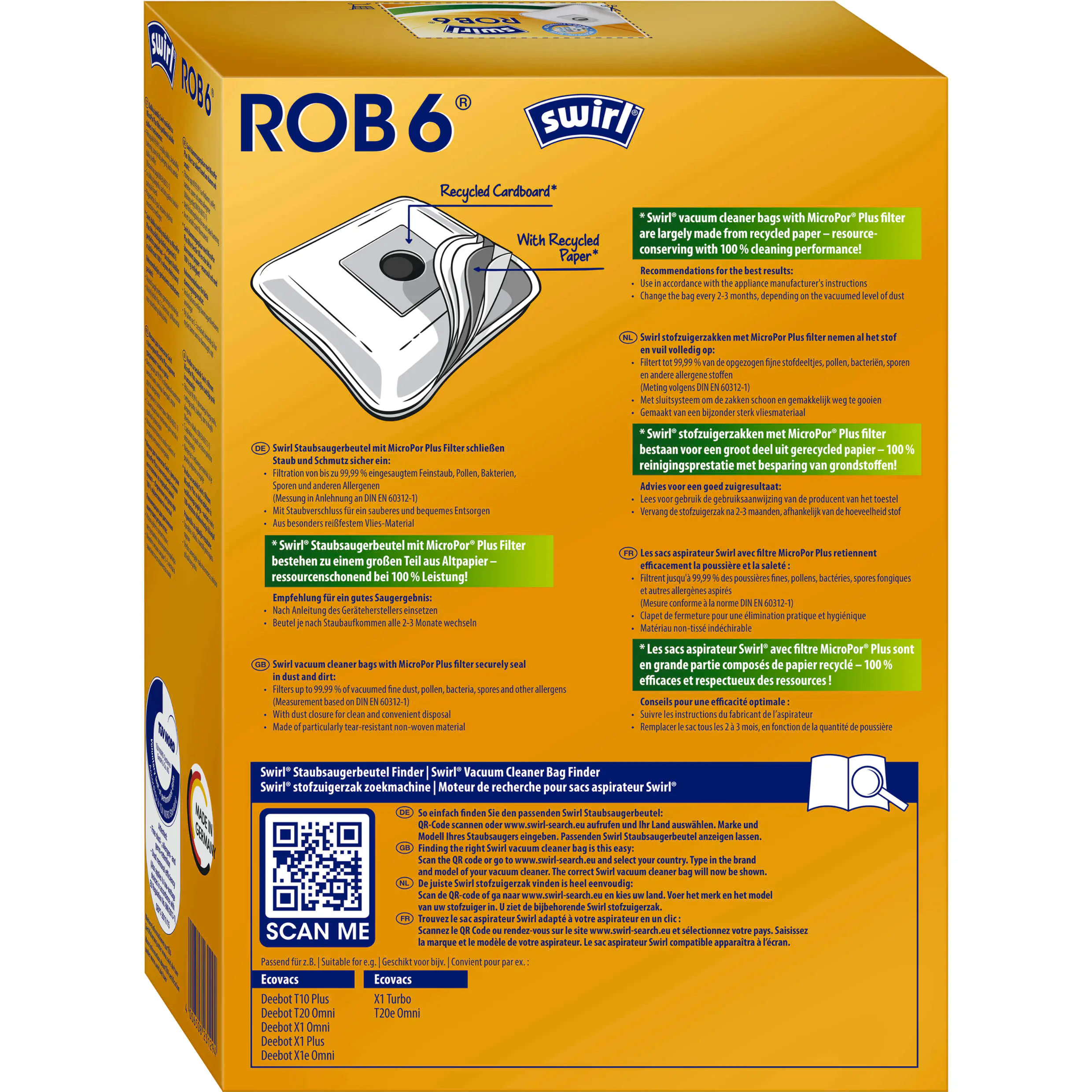 Swirl® ROB 6 MicroPor® Plus